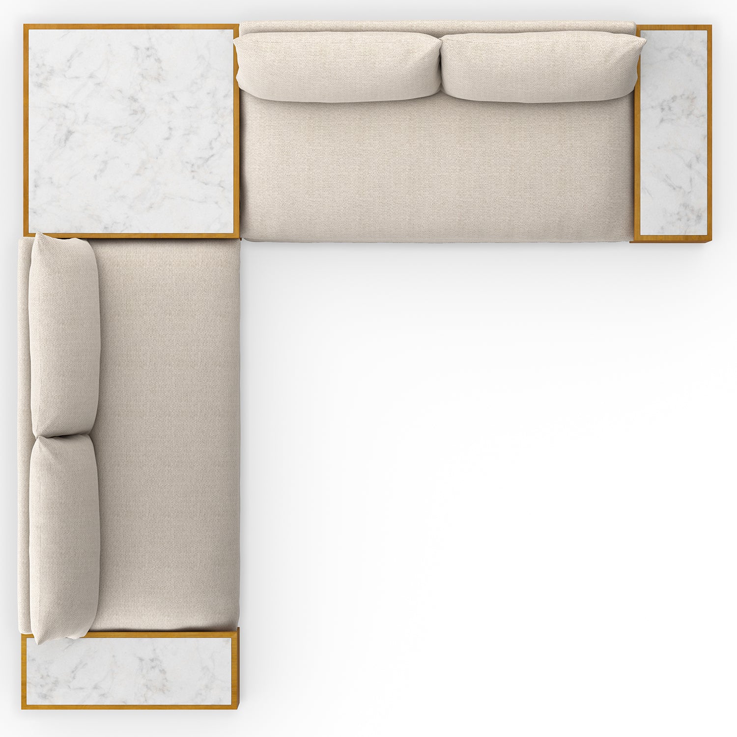 Four Hands Grant 2 Piece Outdoor Sectional Sofa - Final Sale