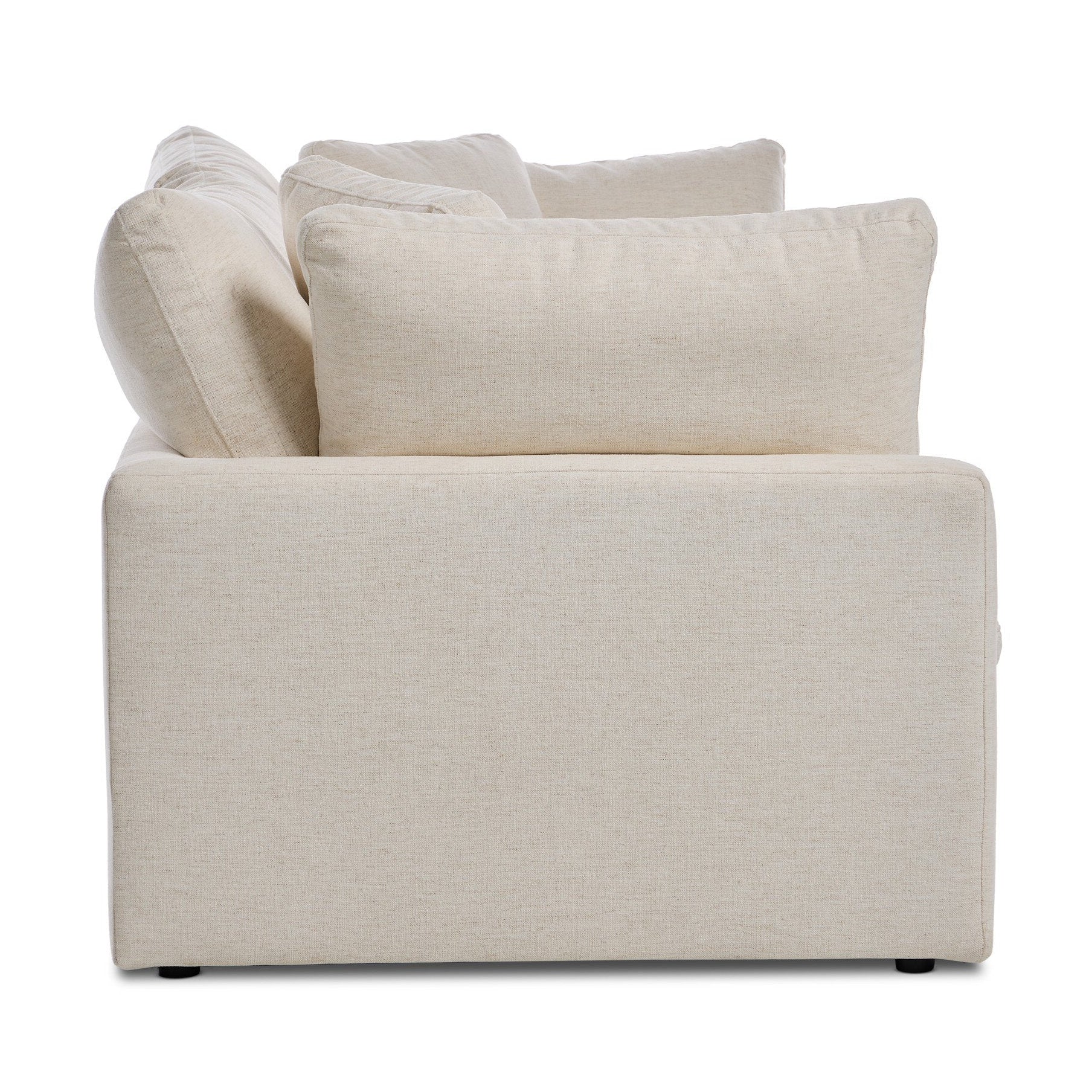 Four Hands Stevie Crypton Nomad Snow Sofa — side view