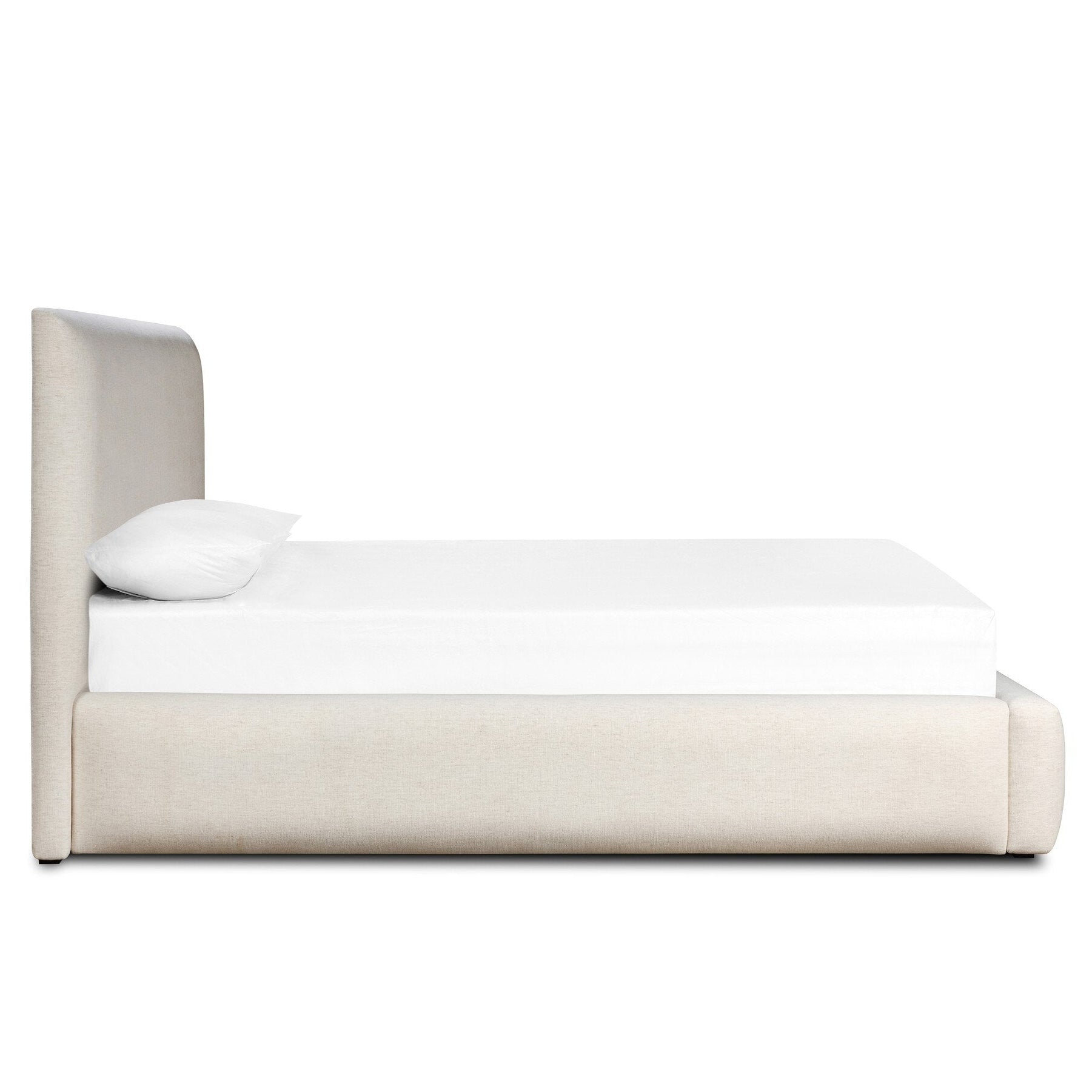 Four Hands Quincy Crypton Nomad Snow Bed side profile