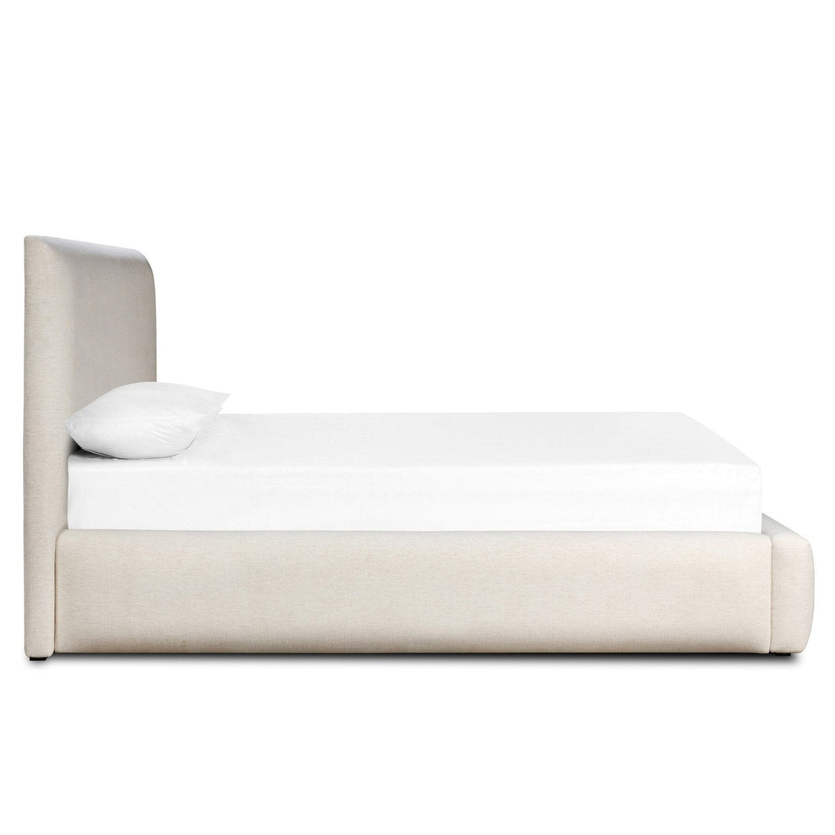 Four Hands Quincy Crypton Nomad Snow Bed side profile