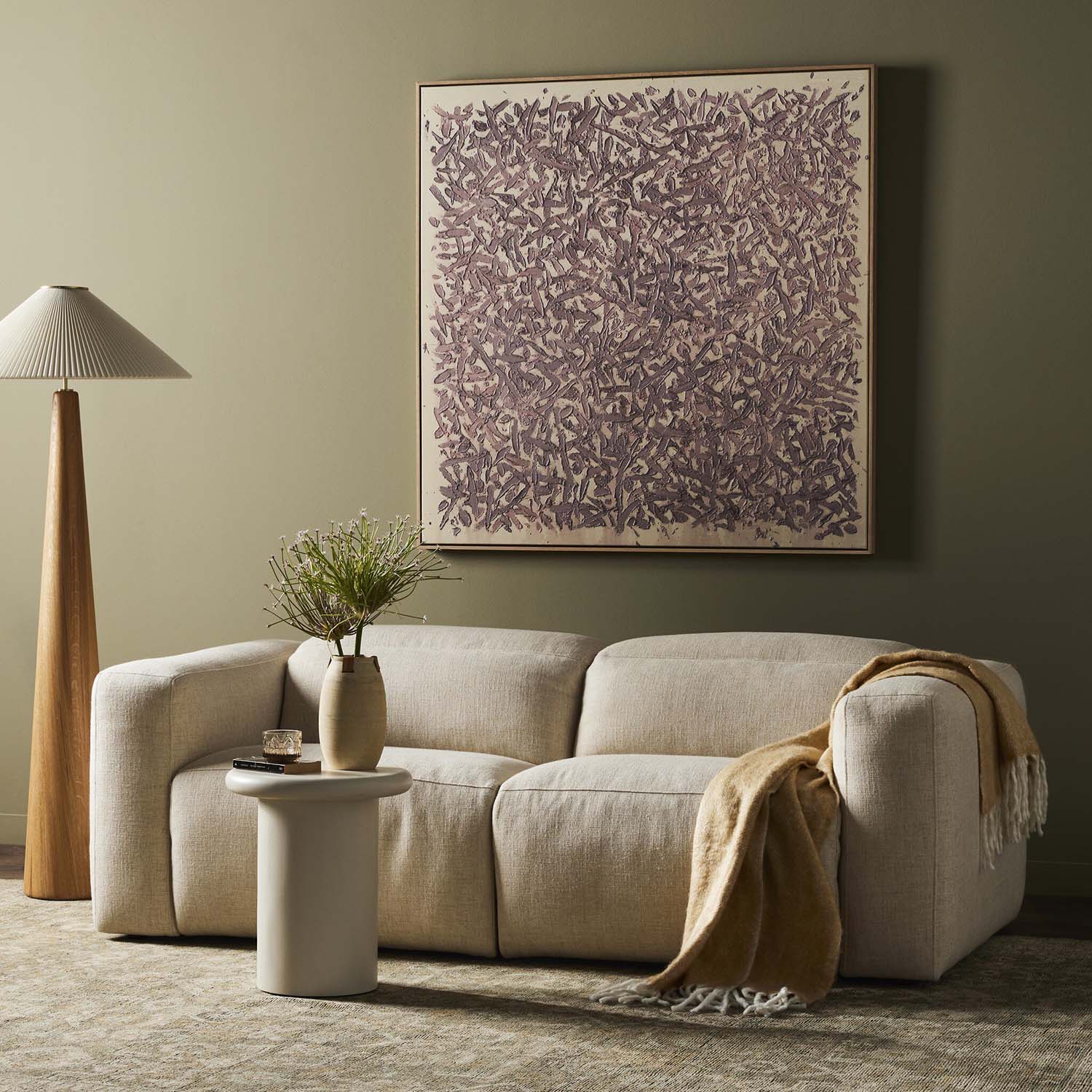 Four Hands Radley Power Recliner 2 Piece Sectional Sofa