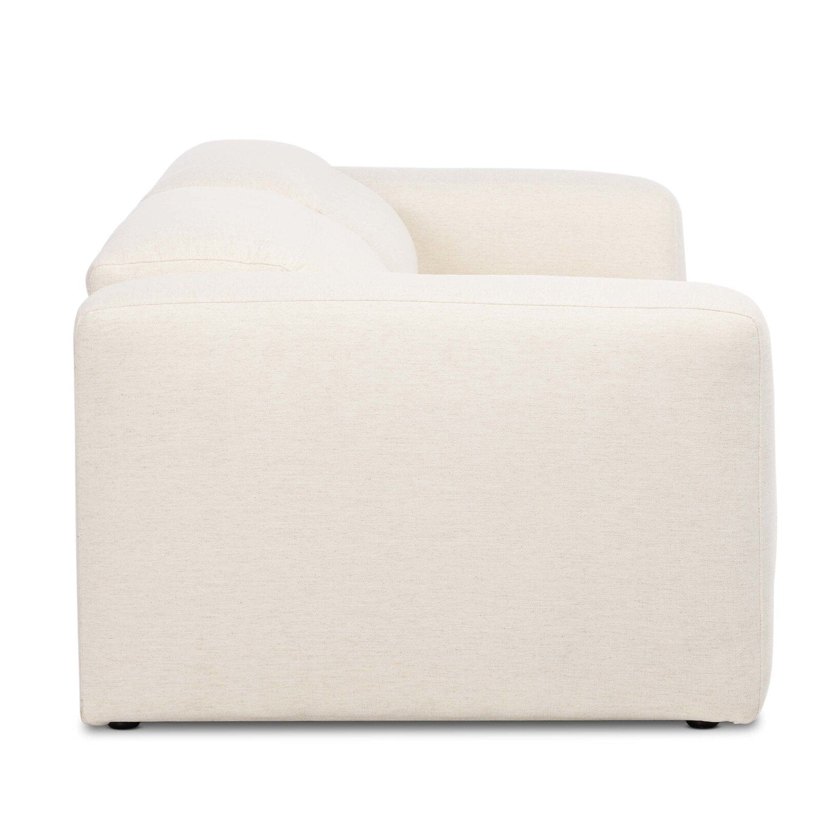 Four Hands Radley Crypton Nomad Snow Power Recliner 2 Piece Sectional Sofa side profile