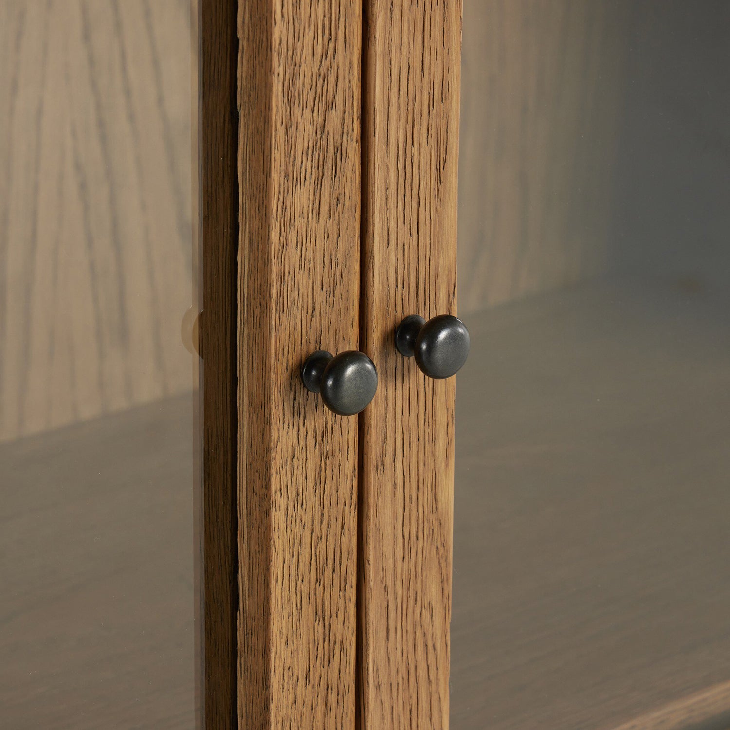 Four Hands Millie Panel and Glass Door Cabinet