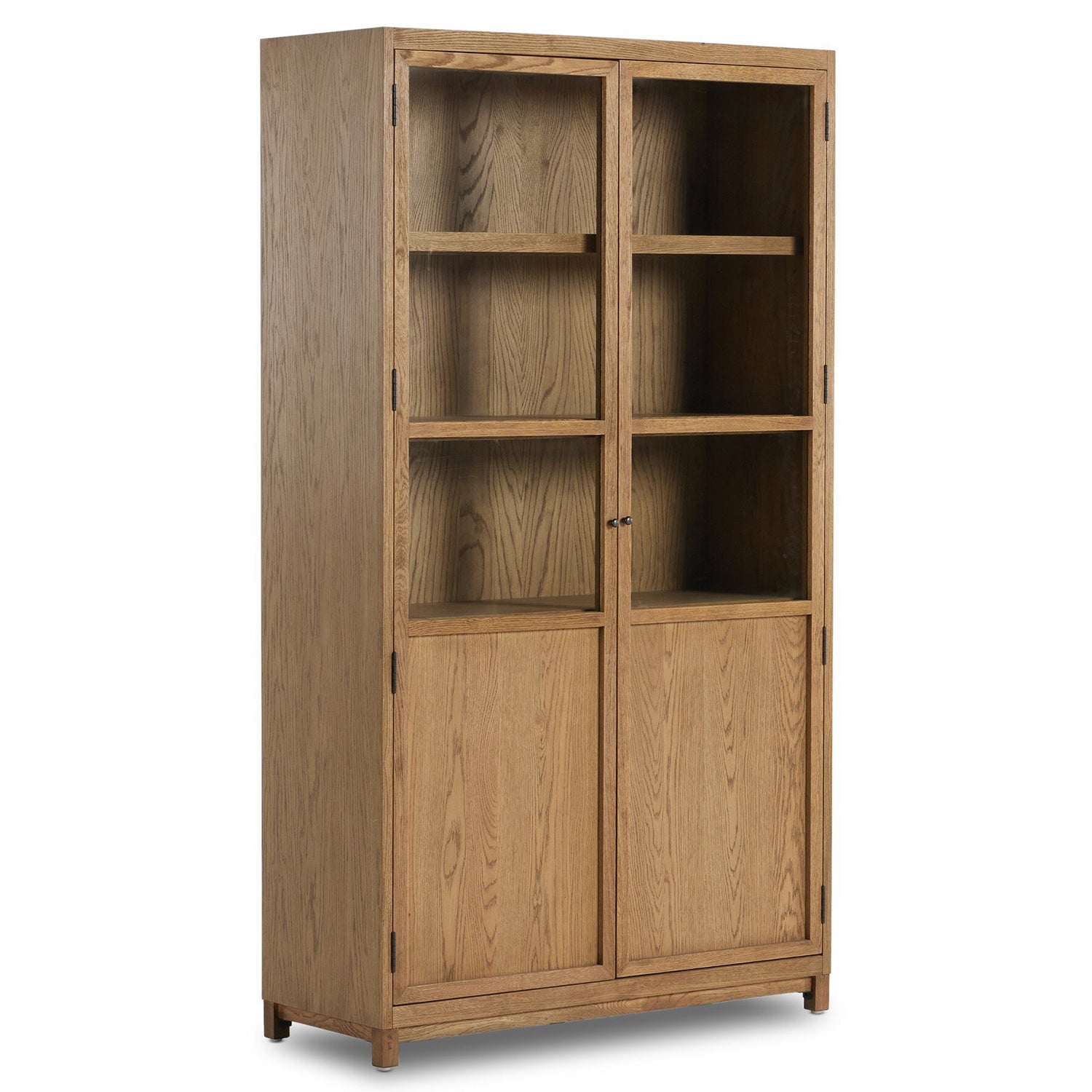Four Hands Millie Panel and Glass Door Cabinet
