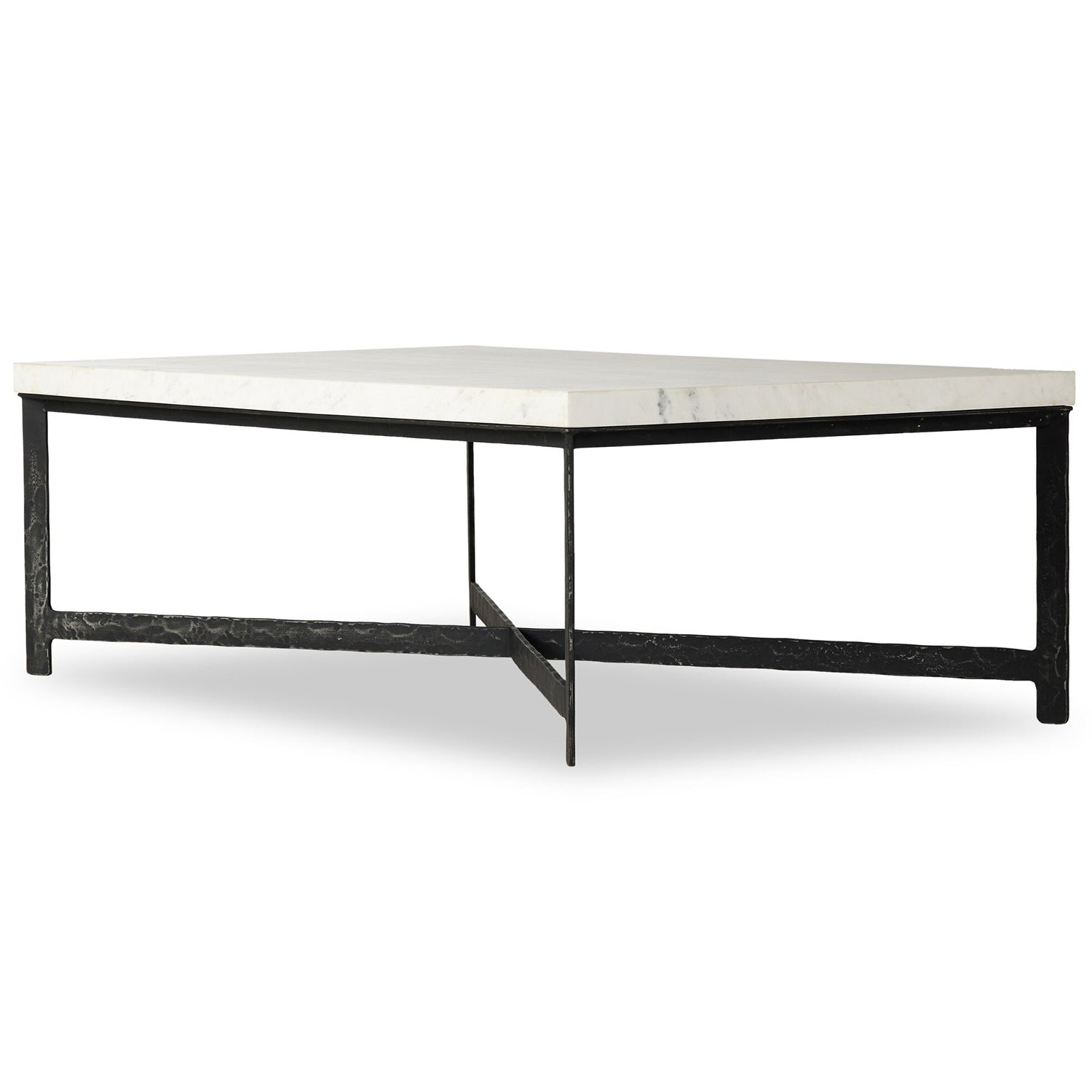 Four Hands Hammered Iron Coffee Table