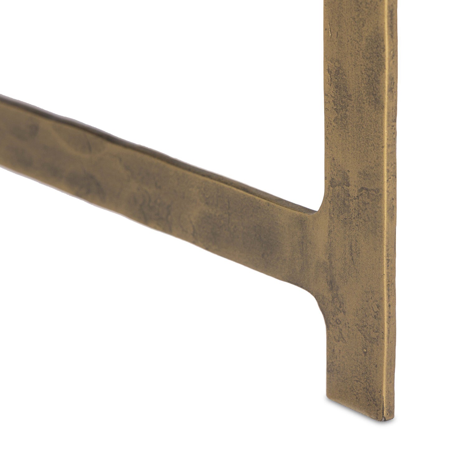 Four Hands Hammered Iron Coffee Table