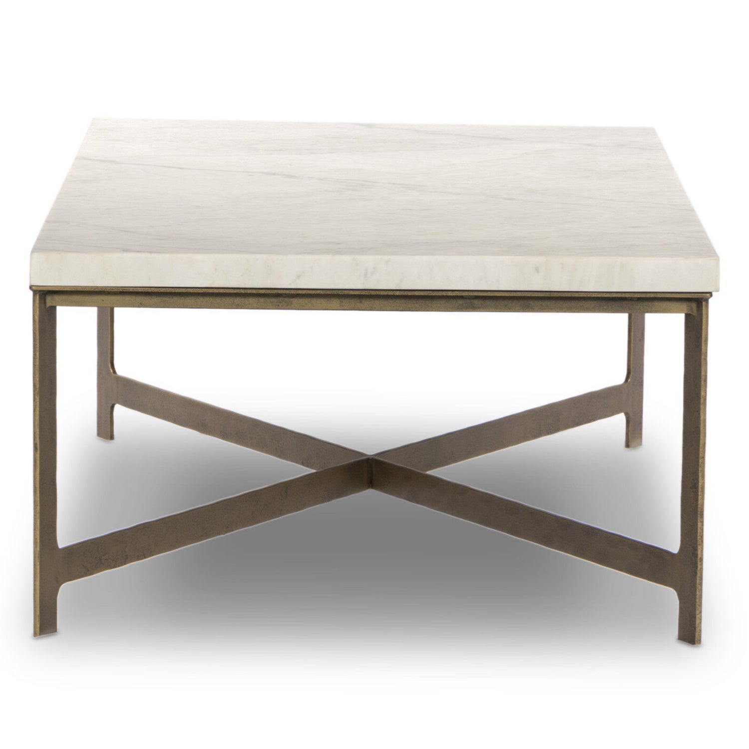 Four Hands Hammered Iron Coffee Table