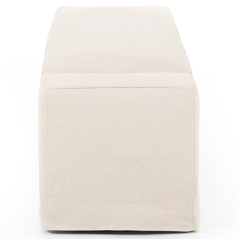 Four Hands Wide Arm Slipcover Accent Bench