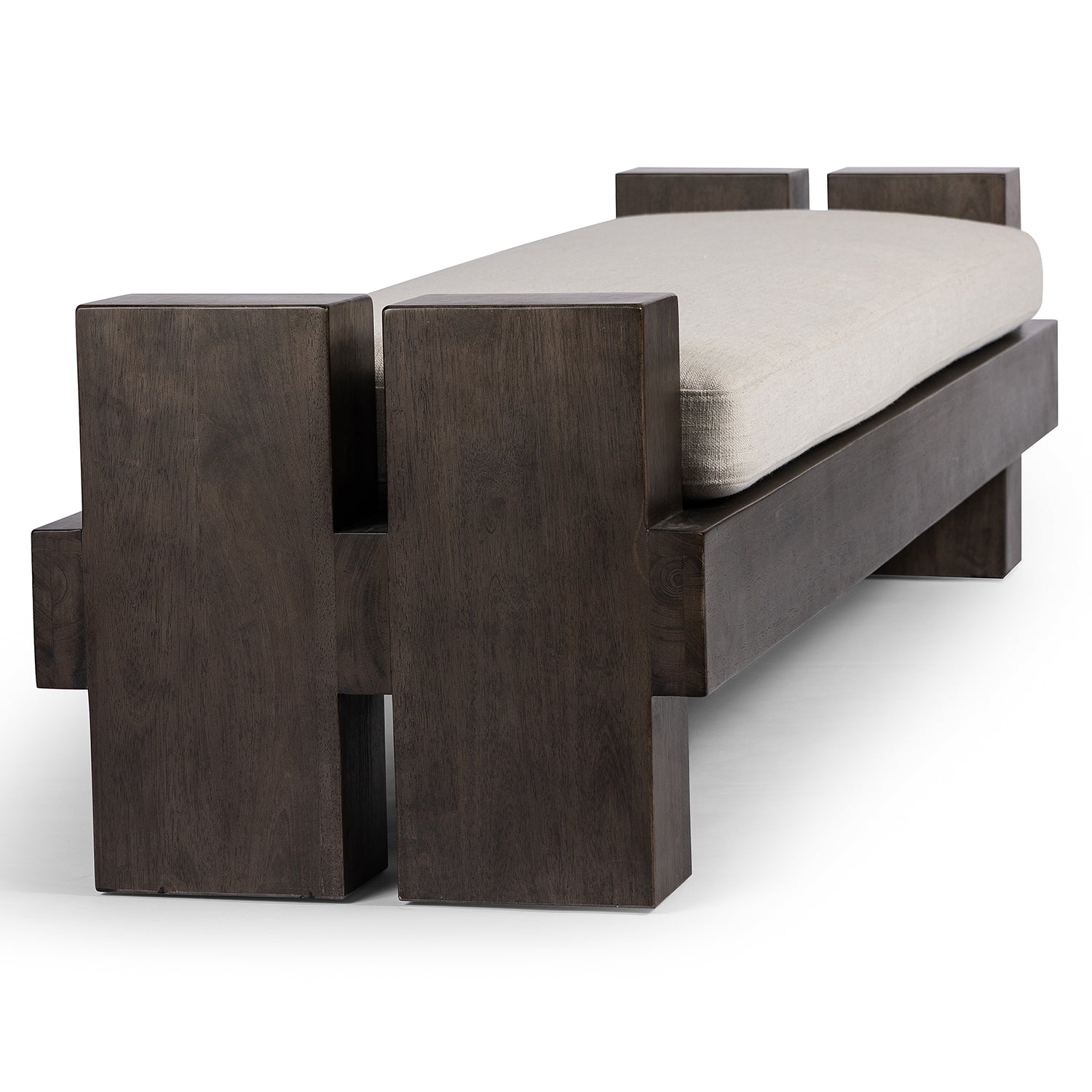 Four Hands Heavy Wood Accent Bench - Final Sale