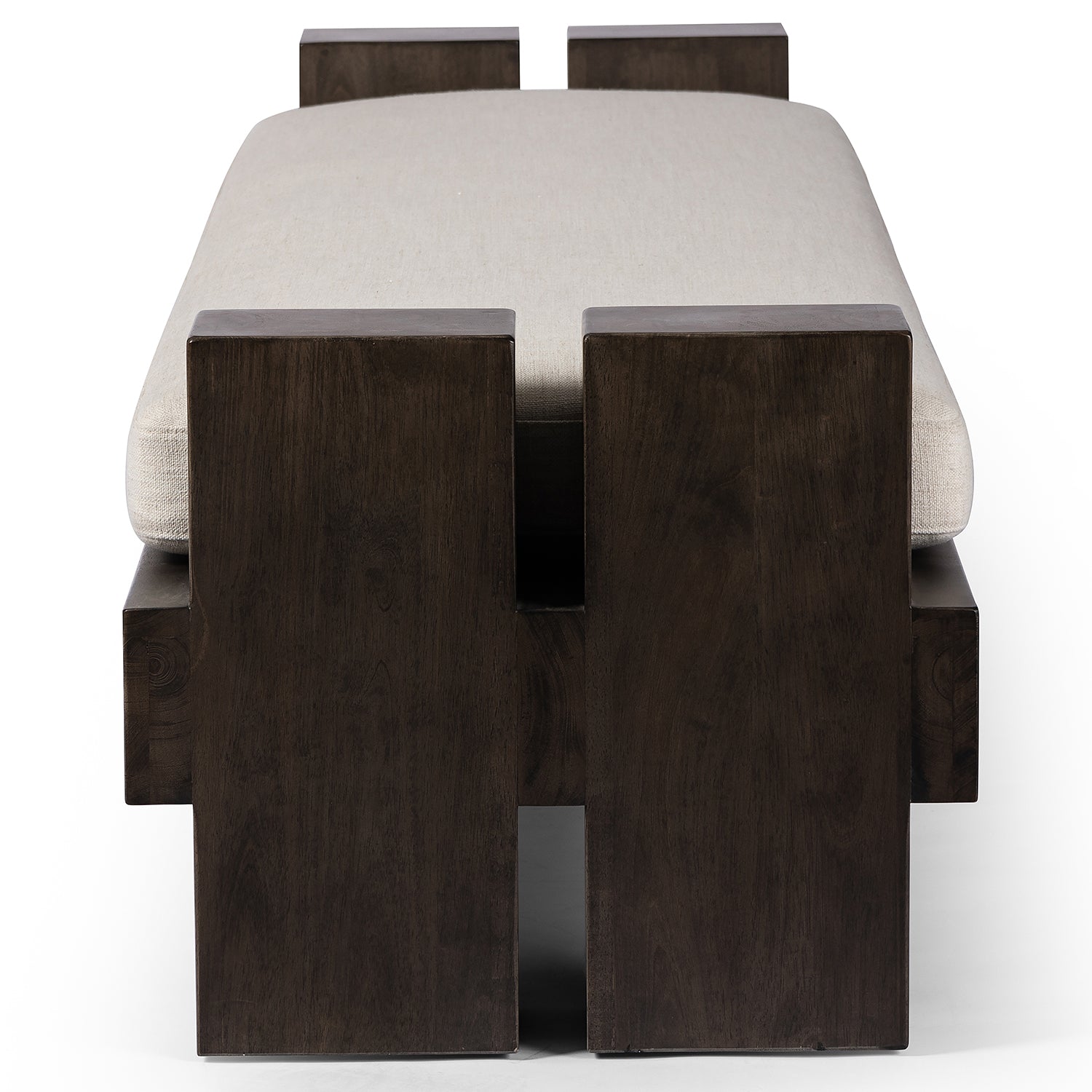 Four Hands Heavy Wood Accent Bench - Final Sale