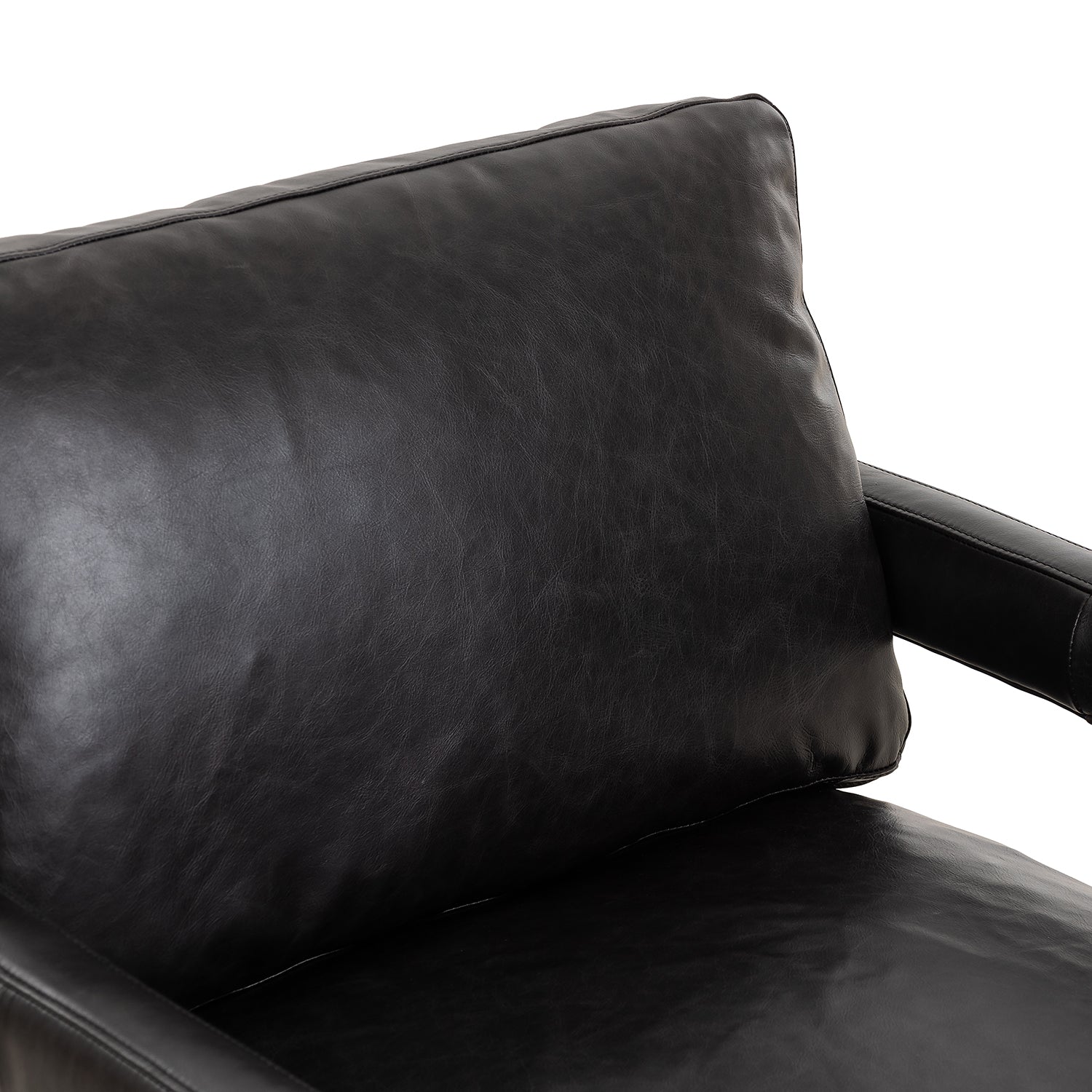 Four Hands Olson Leather Swivel Chair