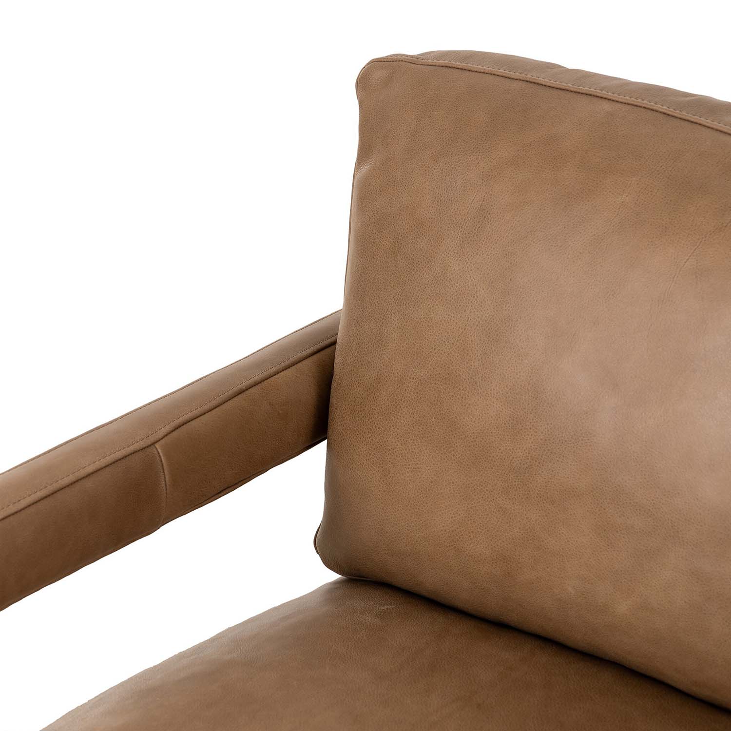 Four Hands Olson Leather Swivel Chair