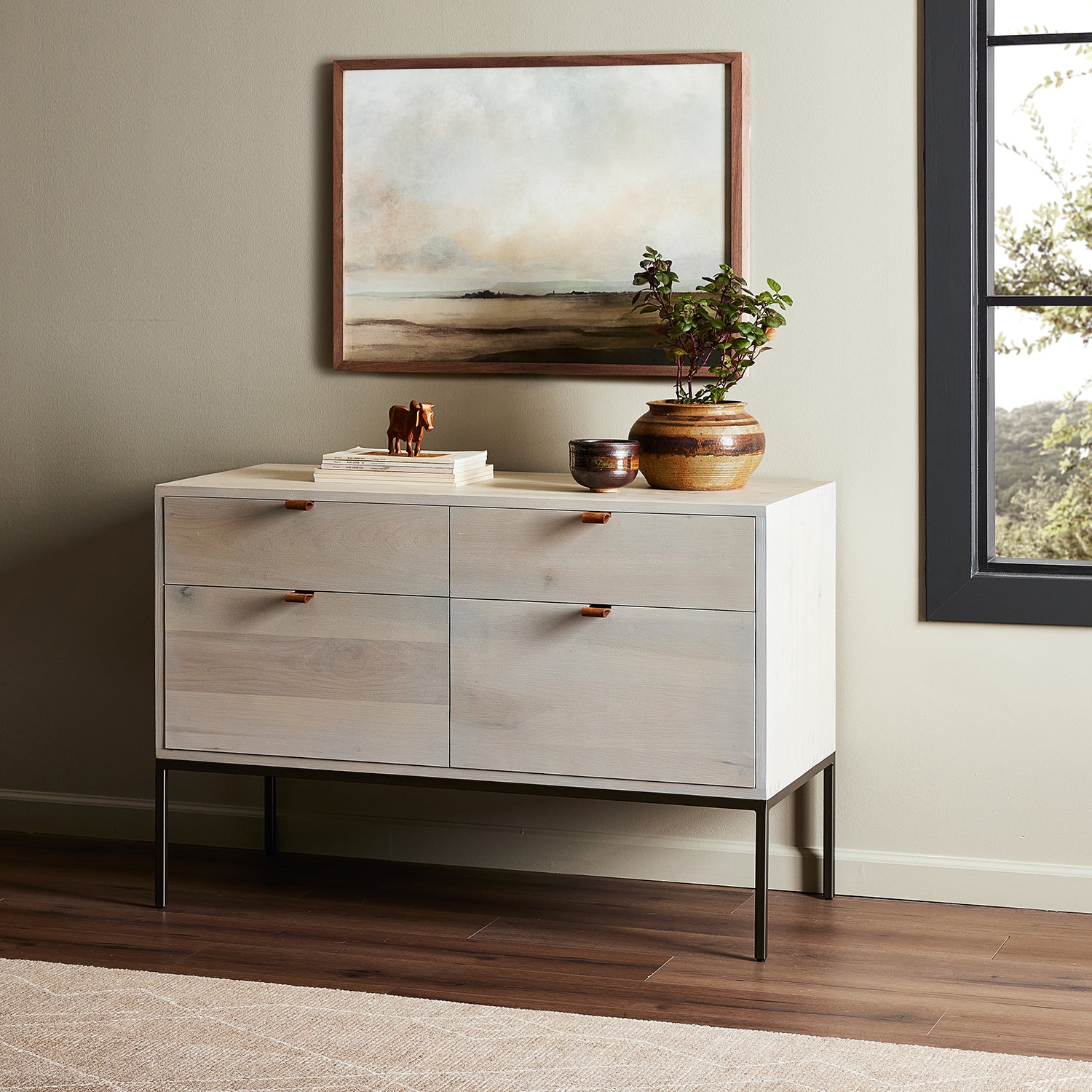 Four Hands Trey Modular Wide Filing Cabinet