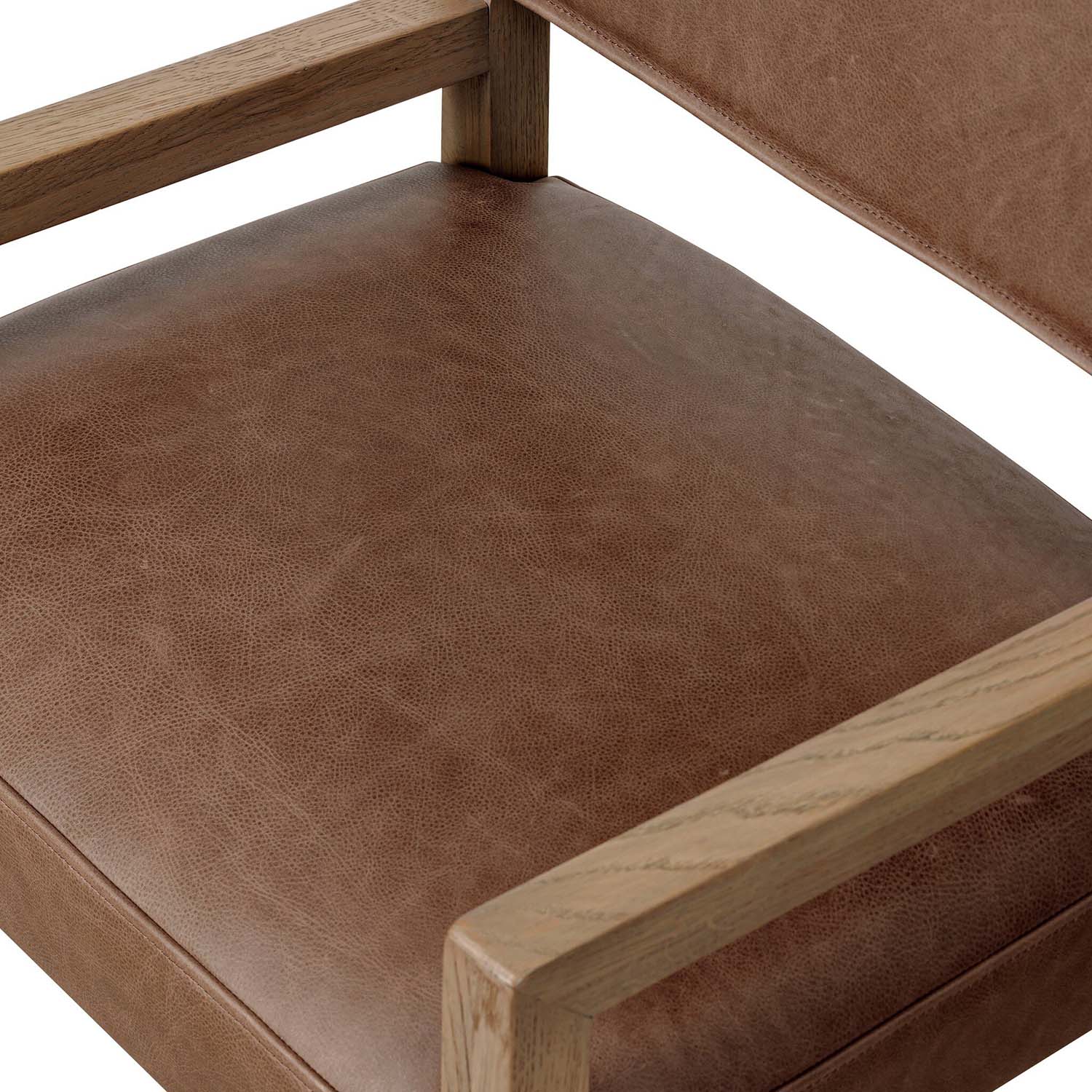 Four Hands Ferris Leather Dining Armchair Set of 2