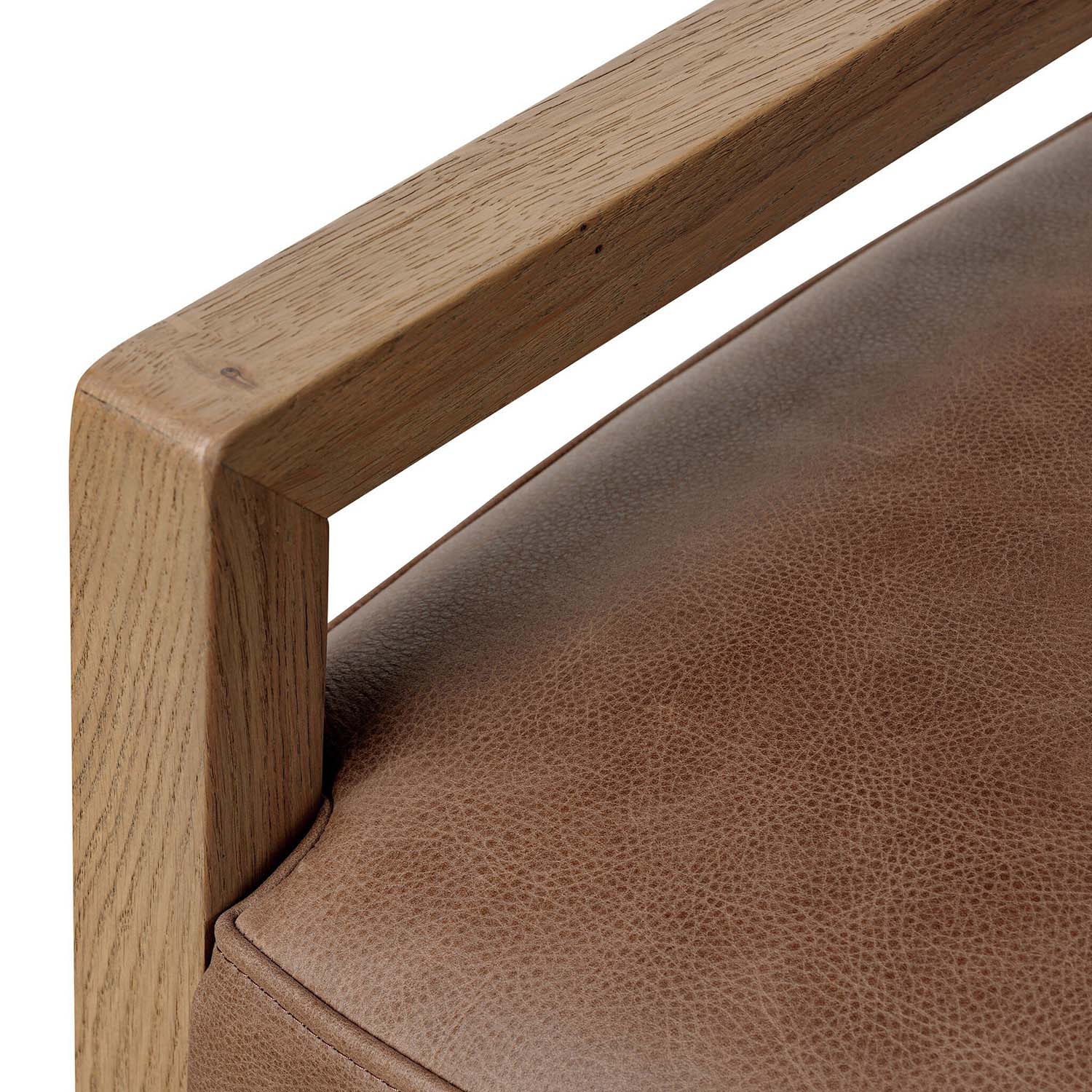 Four Hands Ferris Leather Dining Armchair Set of 2