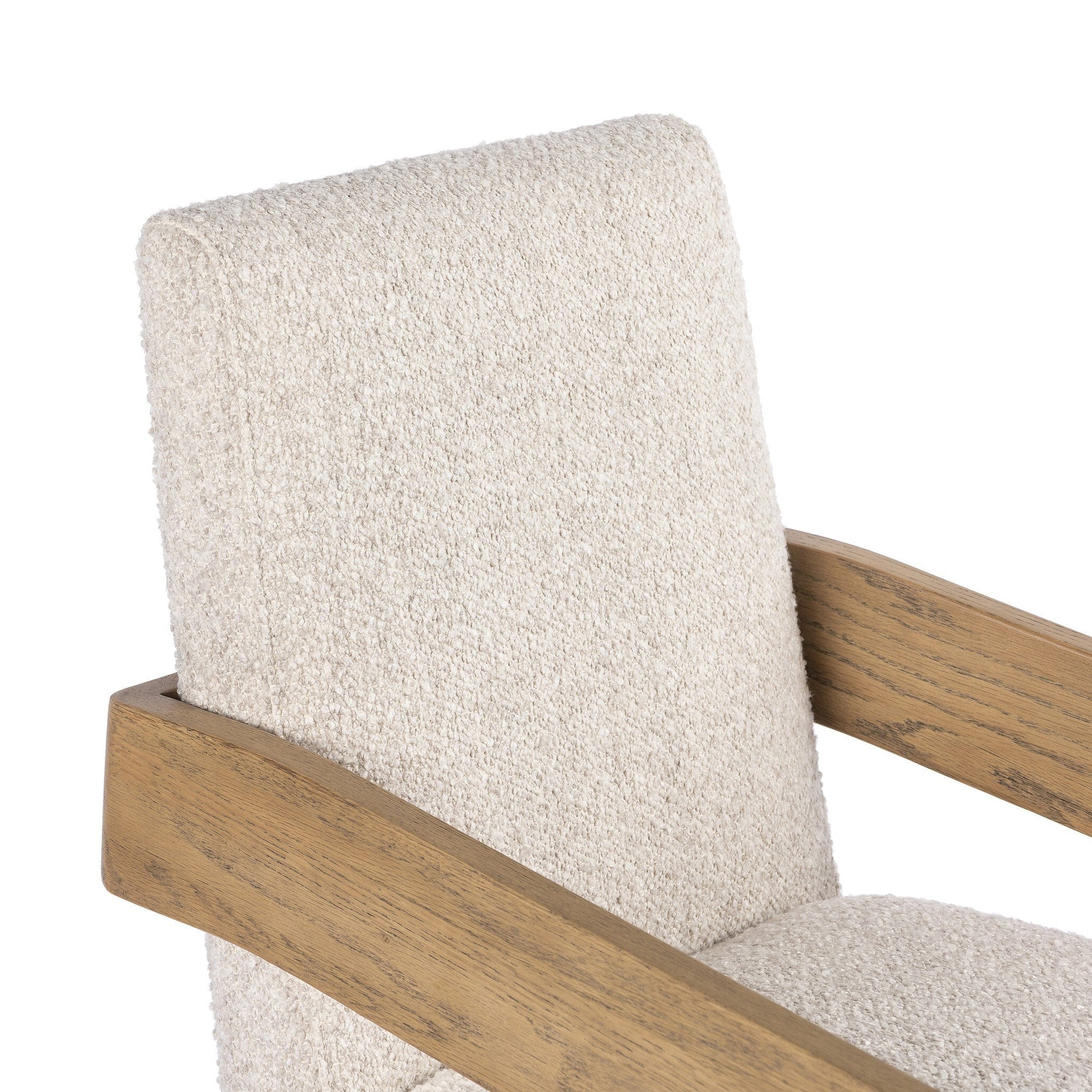 Four Hands Roxy Somerton Ash Dining Armchair — Smoked Grey