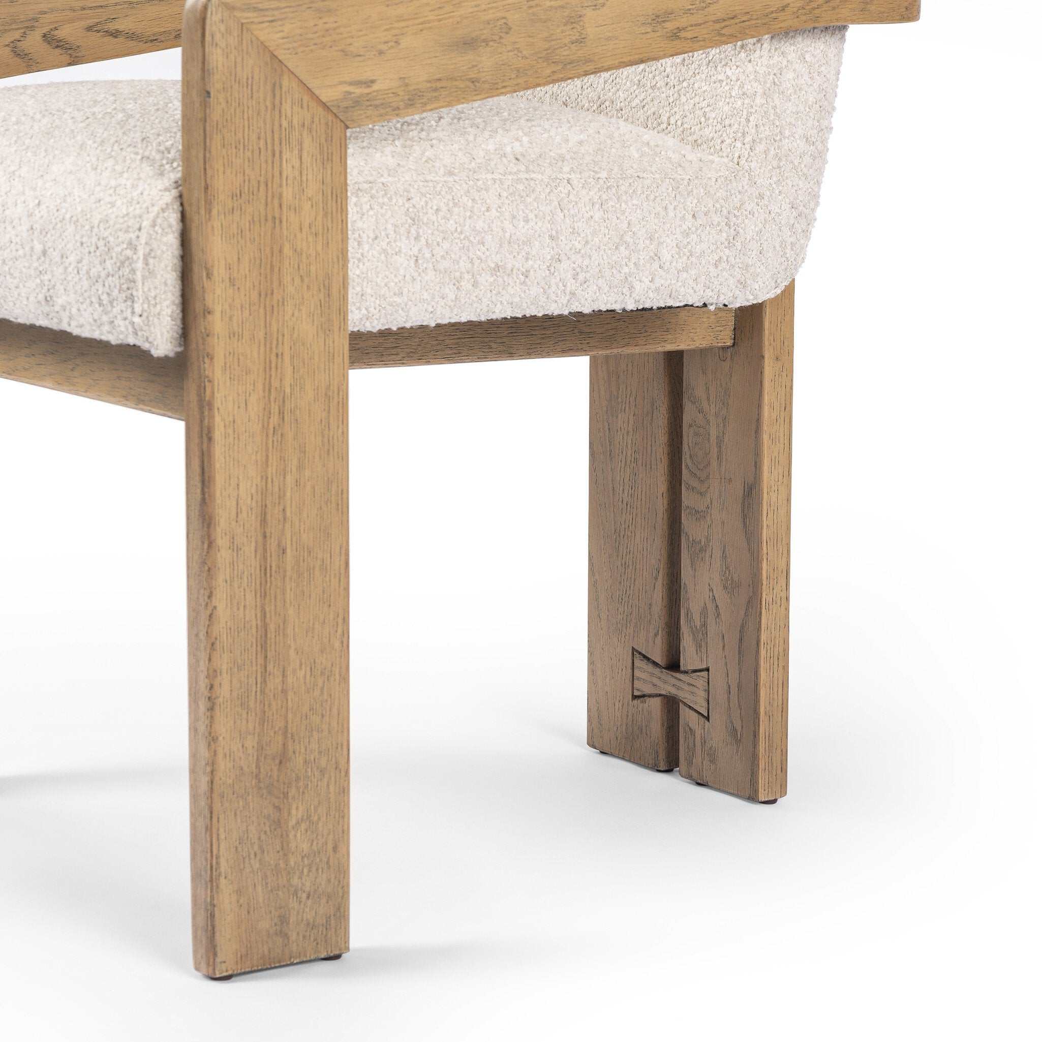 Four Hands Roxy Somerton Ash Dining Armchair — Polyester