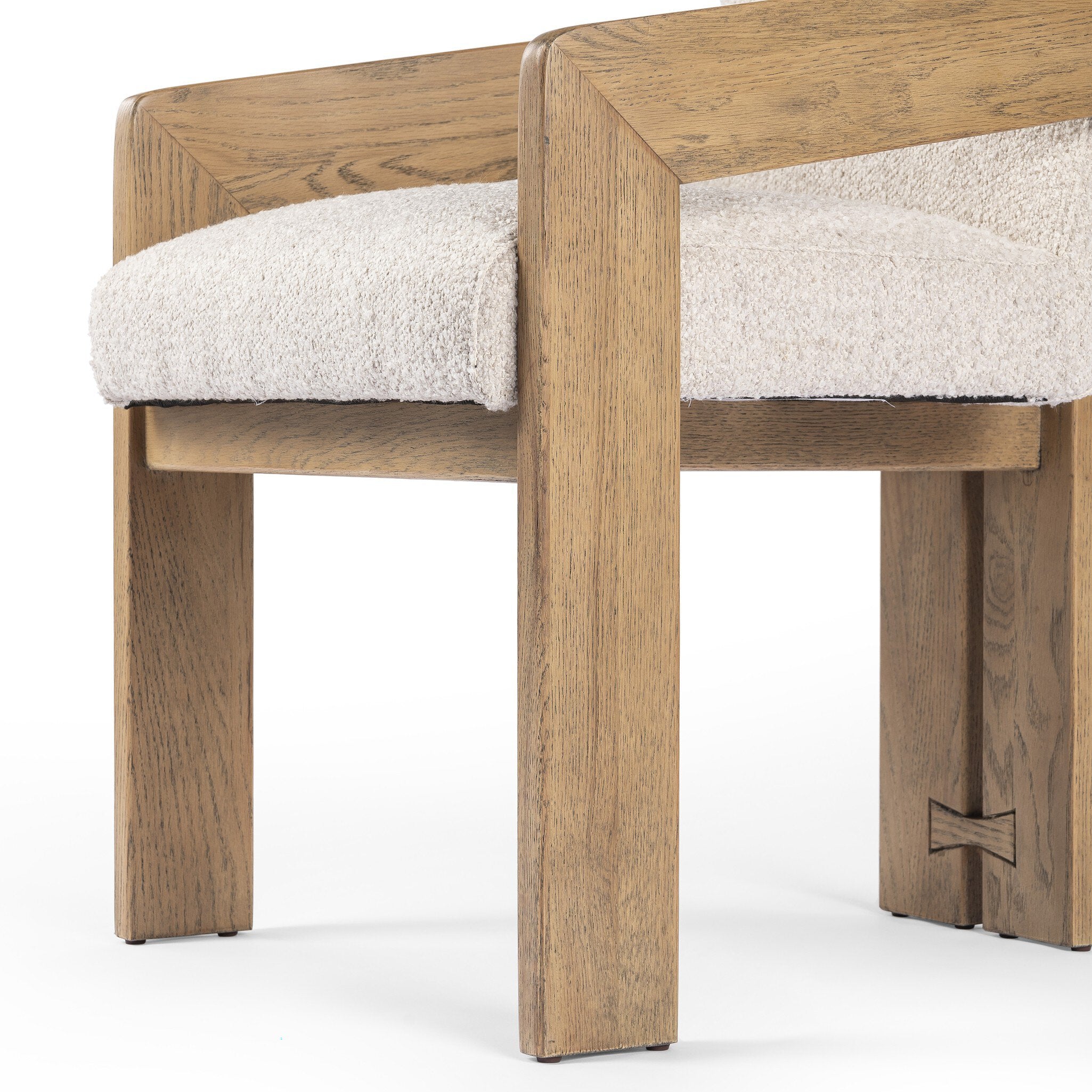 Four Hands Roxy Somerton Ash Dining Armchair — Acrylic