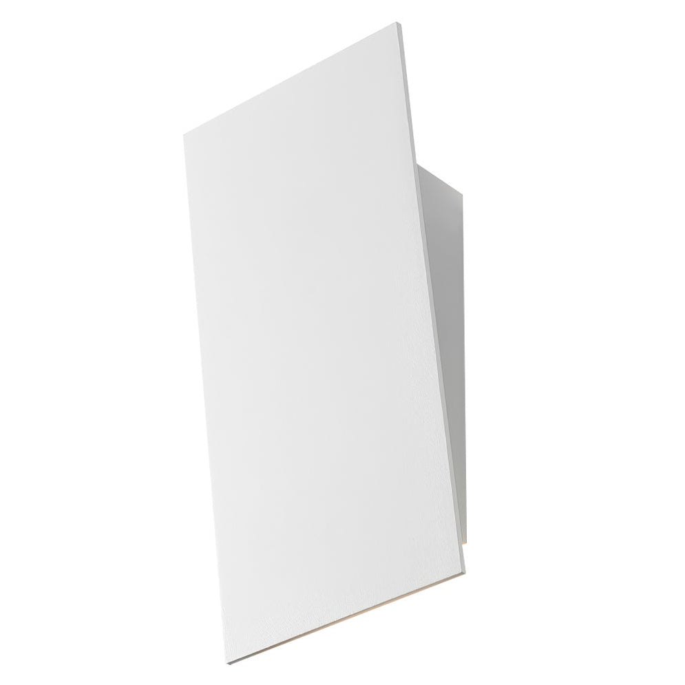 Sonneman Angled Plane Texture White 2365.98 Wall Sconce