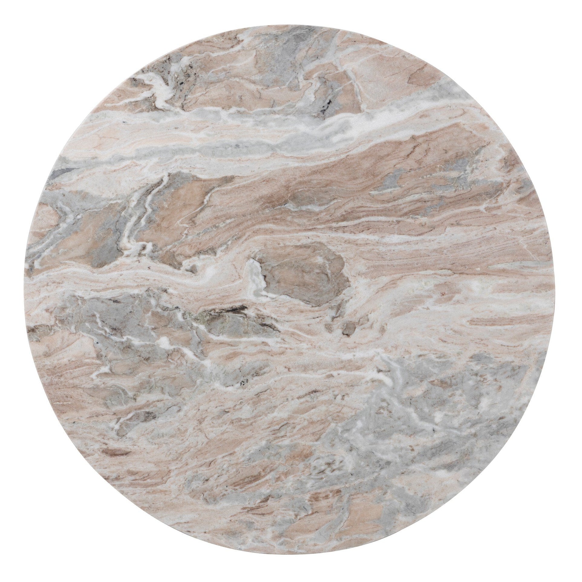 Four Hands Corbett Creamy Taupe Marble Coffee Table - top-down view