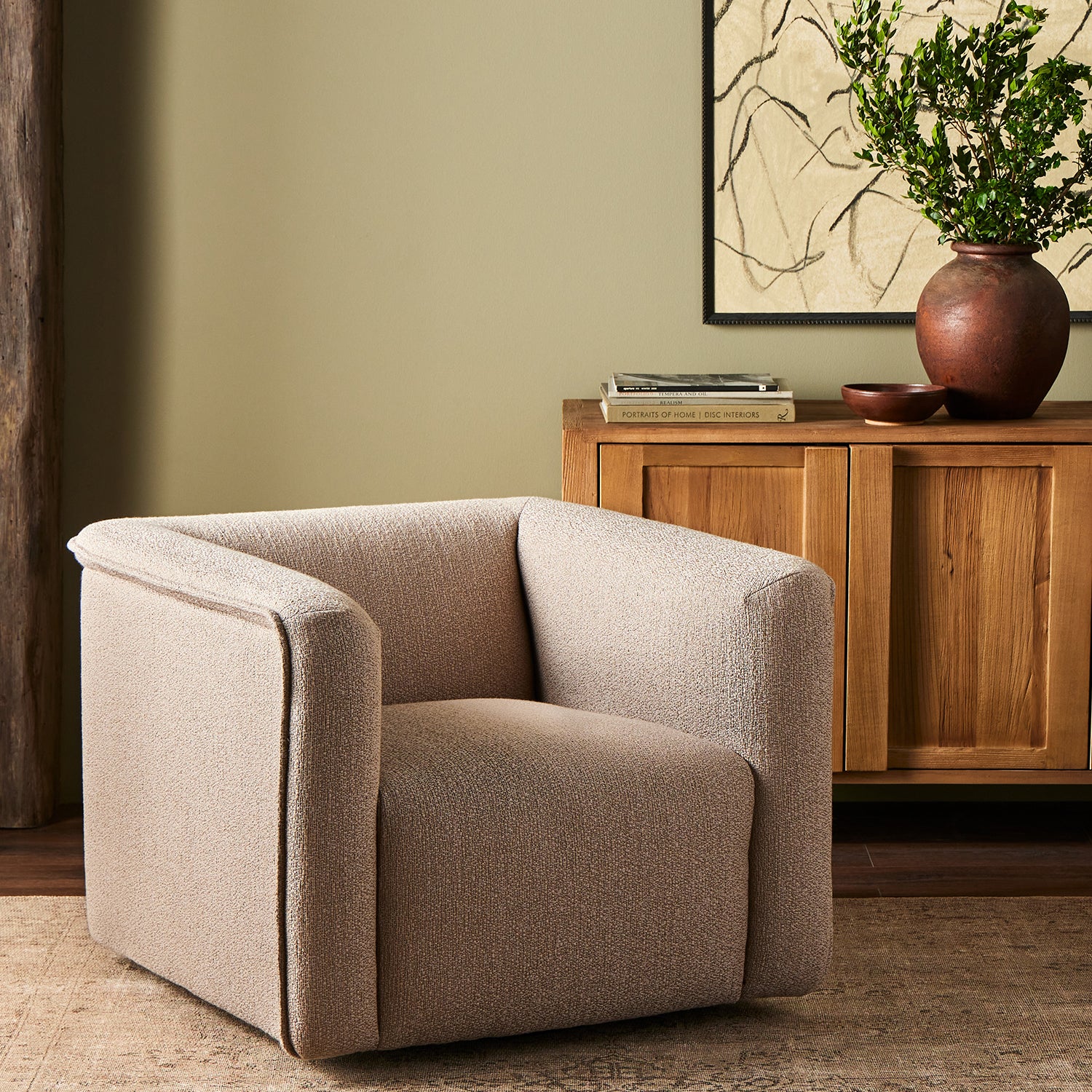 Four Hands Wellborn Swivel Chair - Final Sale