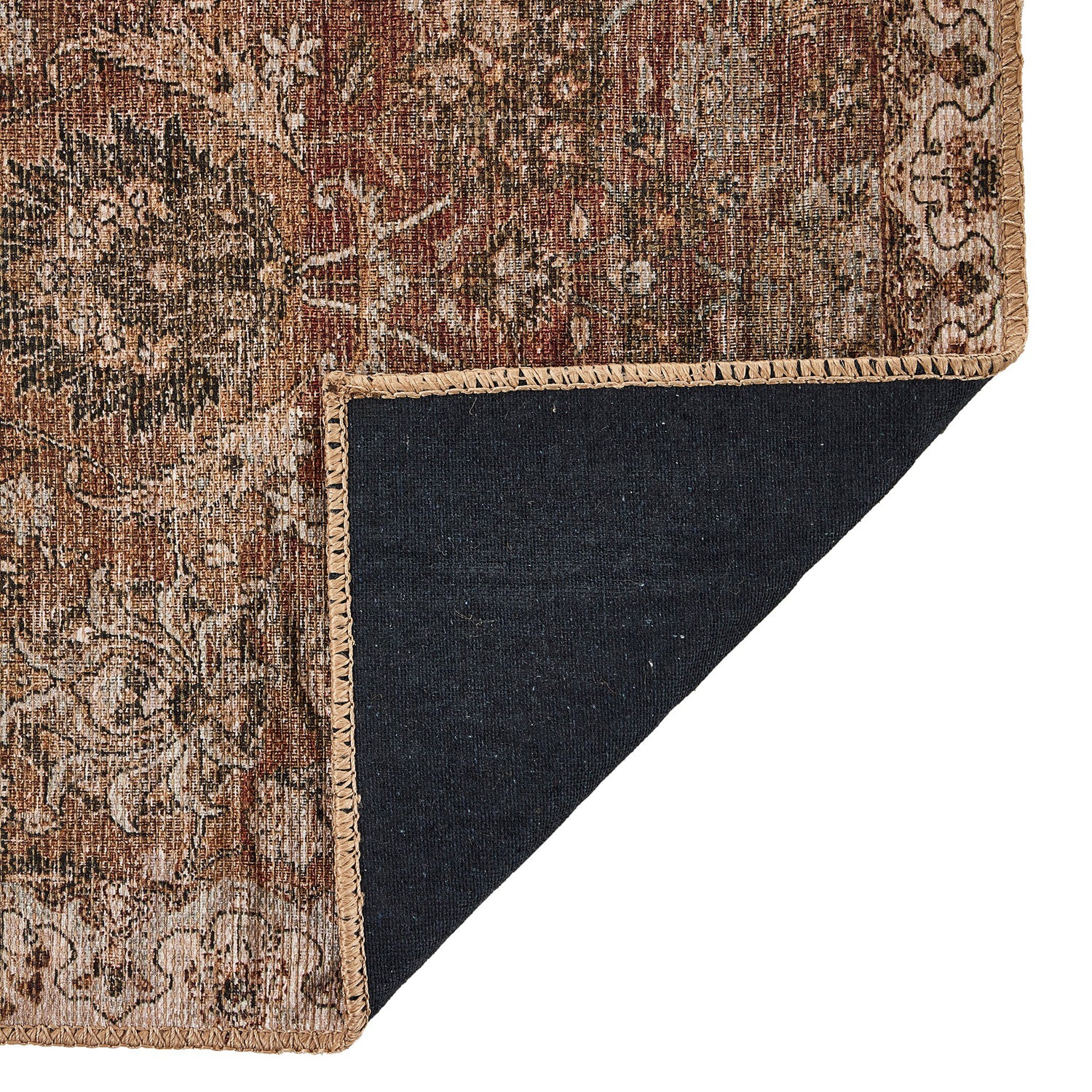 Four Hands Zari Rust Power Loomed Rug