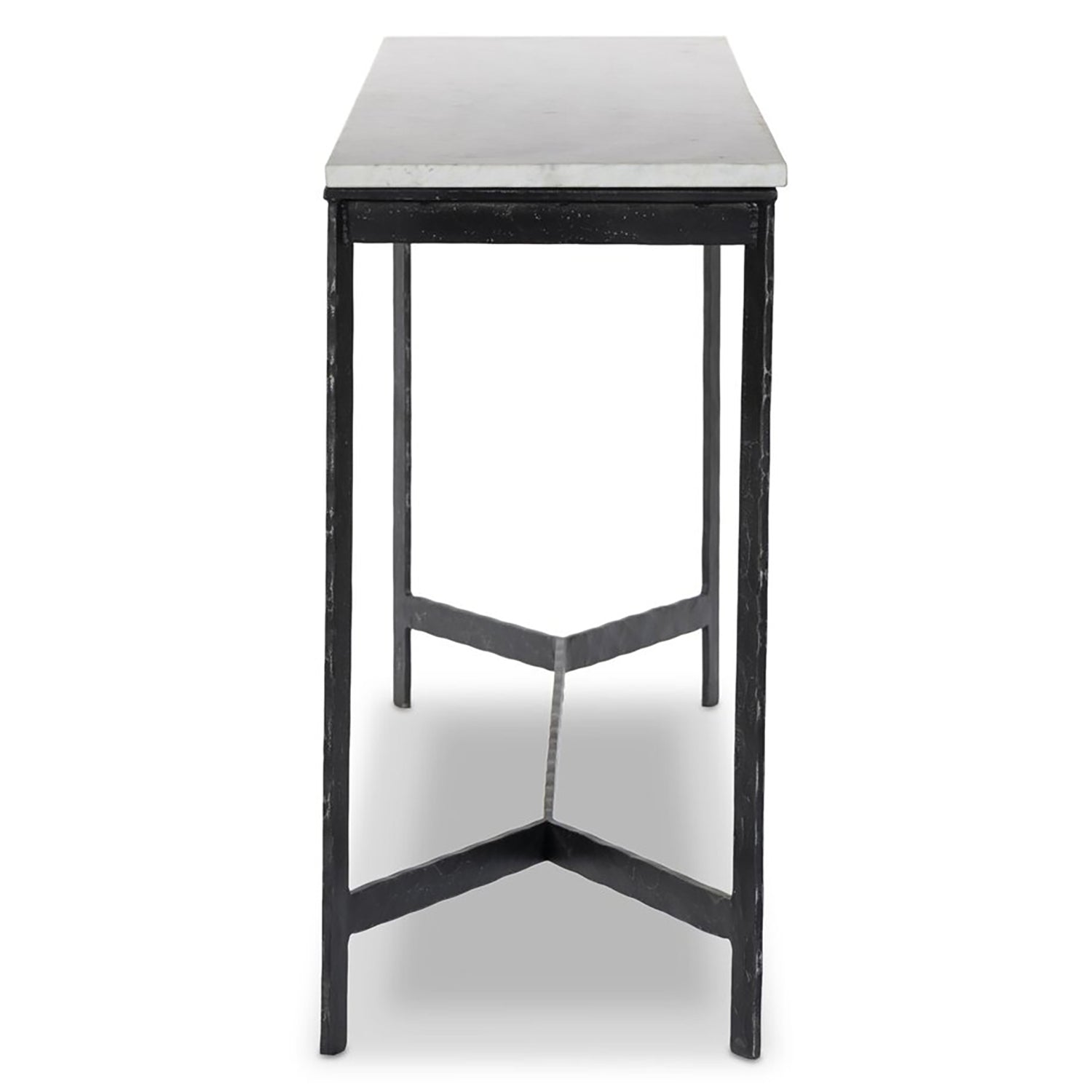 Four Hands Hammered Iron Console Table