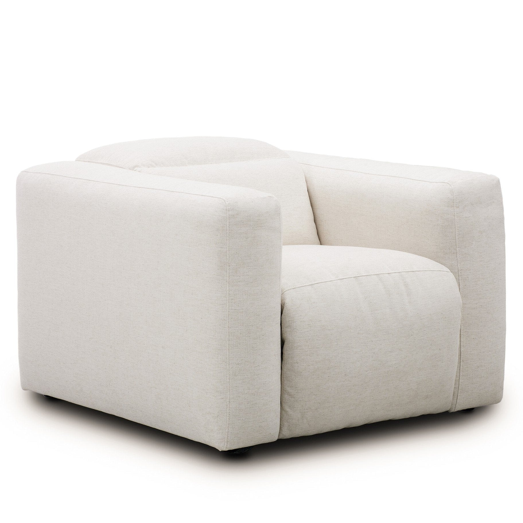 Four Hands Radley Crypton Nomad Snow Power Recliner - styled view