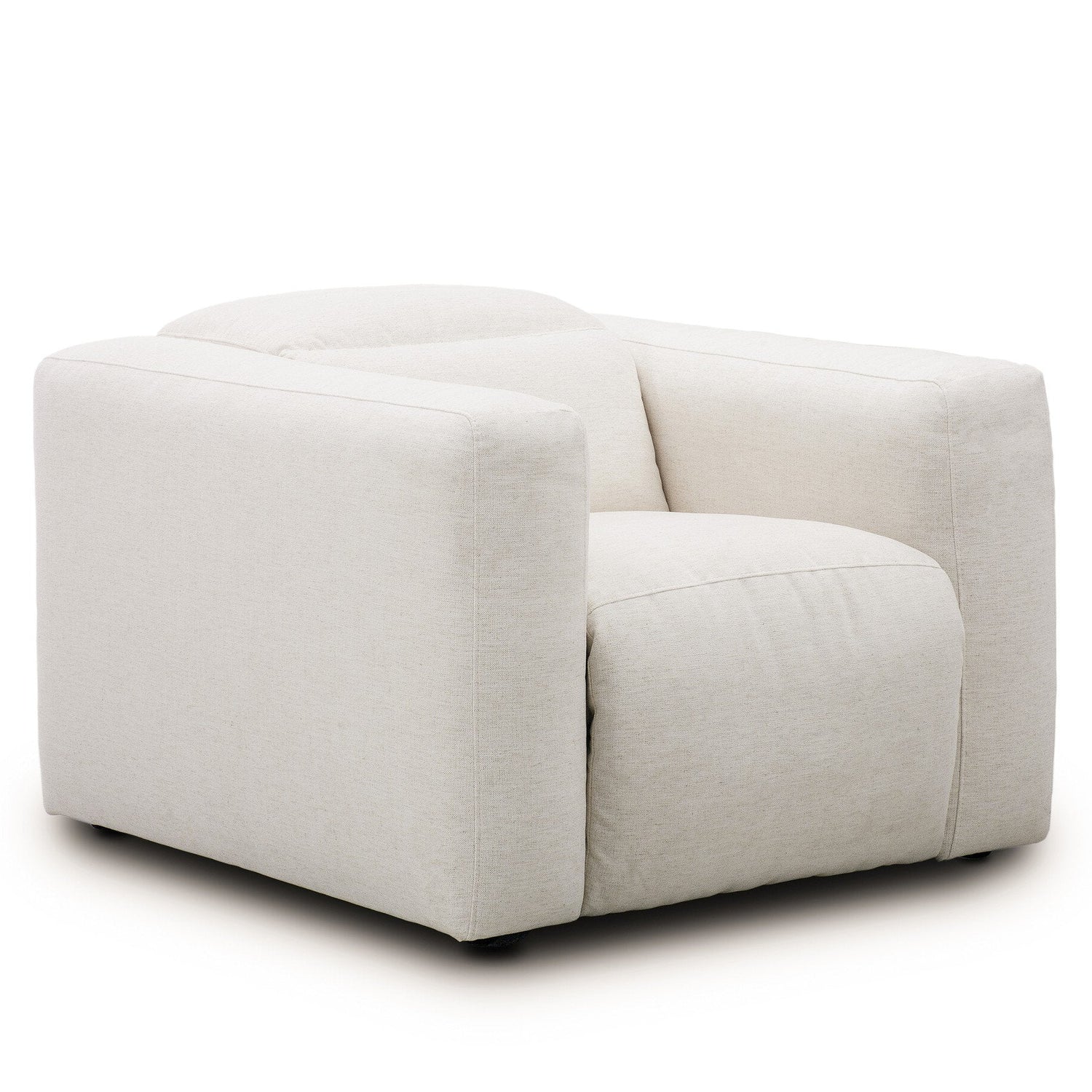 Four Hands Radley Crypton Nomad Snow Power Recliner - styled view