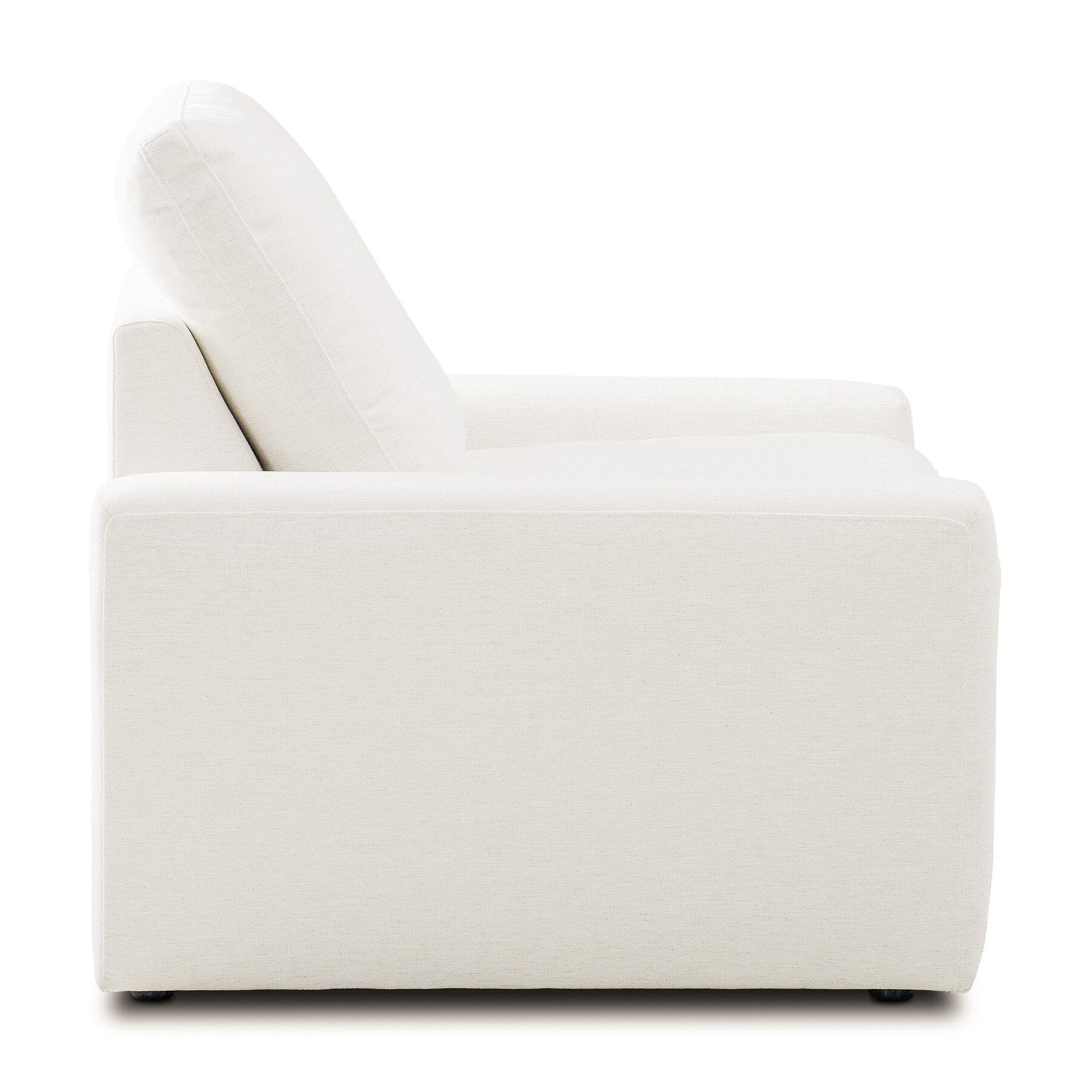 Four Hands Tillery Crypton Nomad Snow Power Recliner - side profile