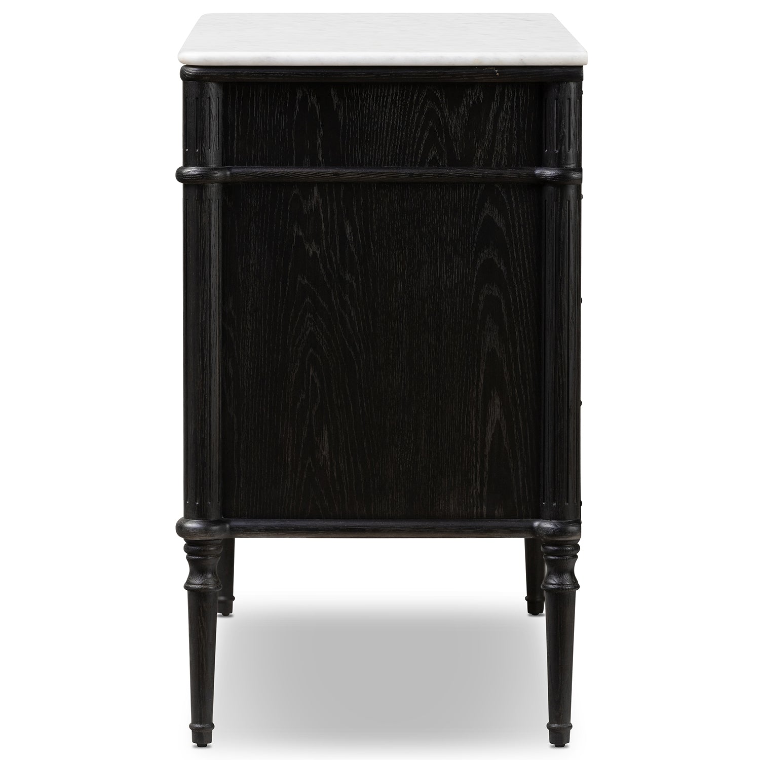 Four Hands Toulouse Marble Chest Paynes Gray