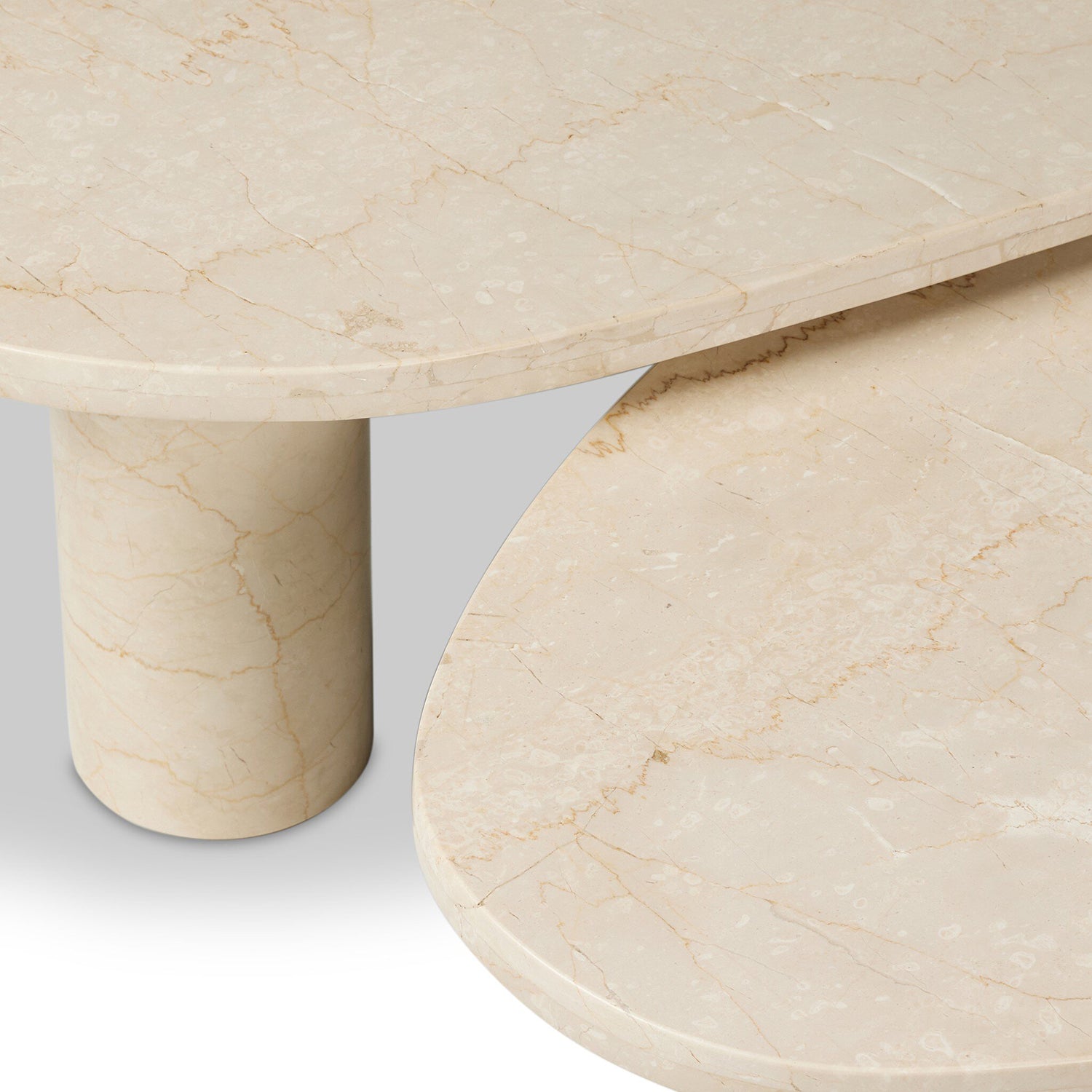 Four Hands Zion Marble Coffee Table Set
