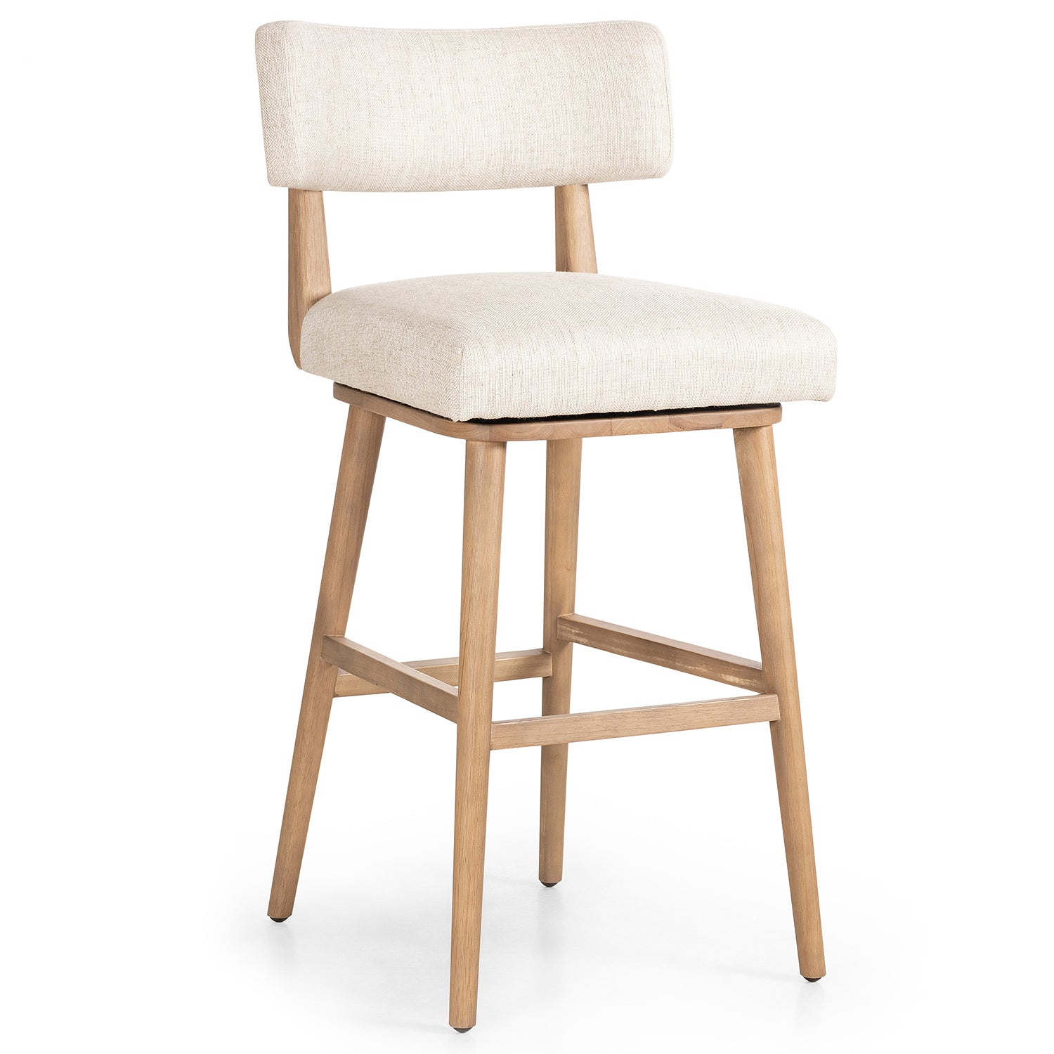 Four Hands Cardell Swivel Bar Stool Set of 2 Paynes Gray