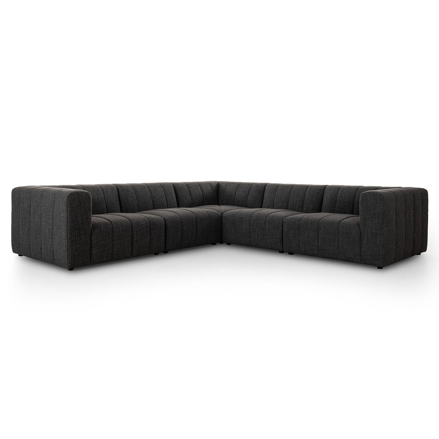 Four Hands Langham Channeled 5-Piece Sectional Sofa