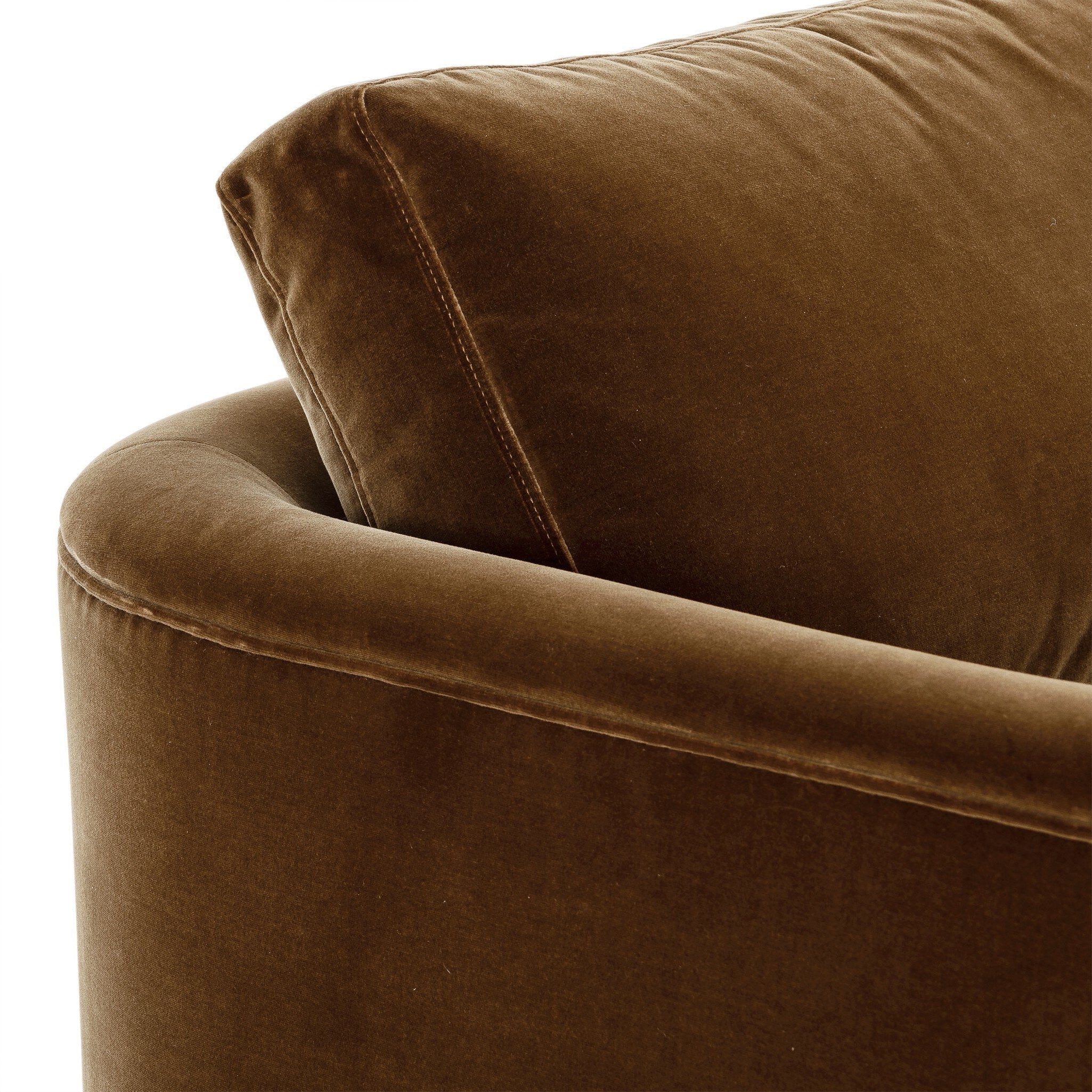 Four Hands Katya Surrey Ochre 97in Sofa - detail view 2