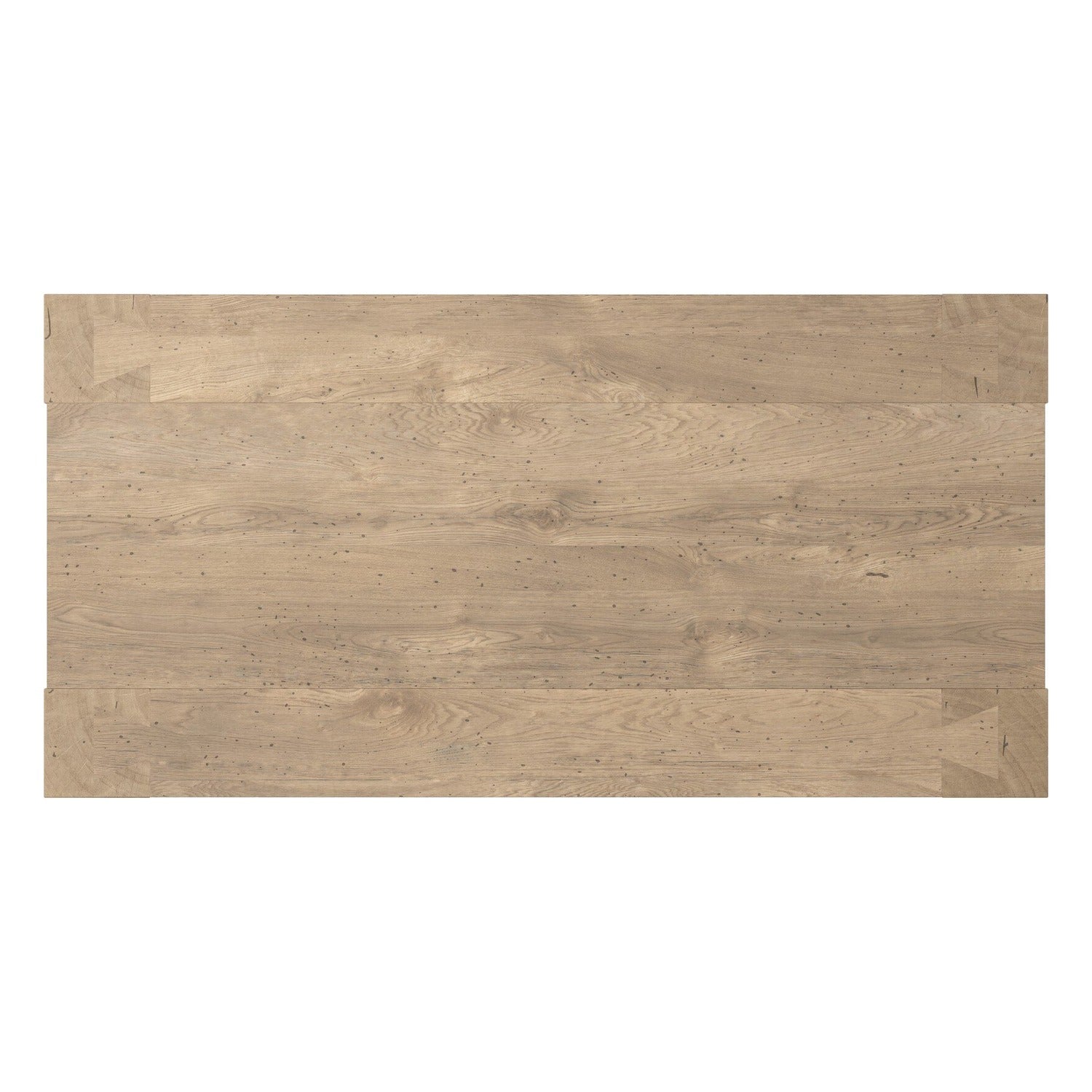 Four Hands Abaso Whitewash Rustic Rectangular Coffee Table