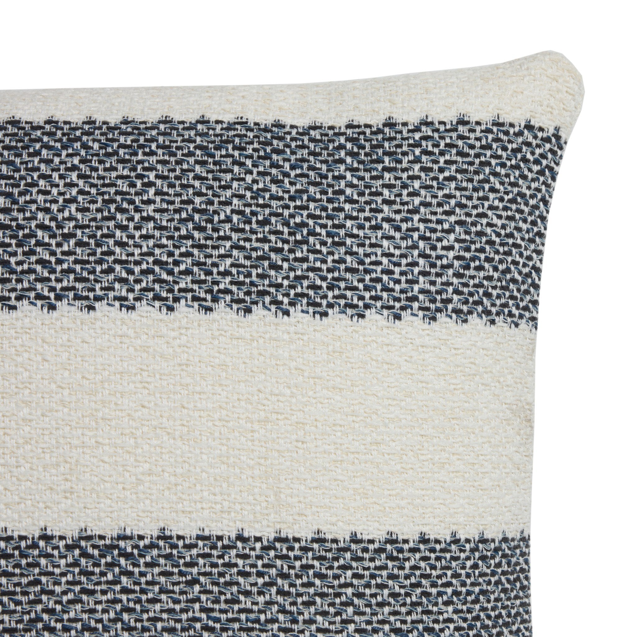 Four Hands Tarbett Stripe Tarbett Navy Outdoor Throw Pillow - detail view 2