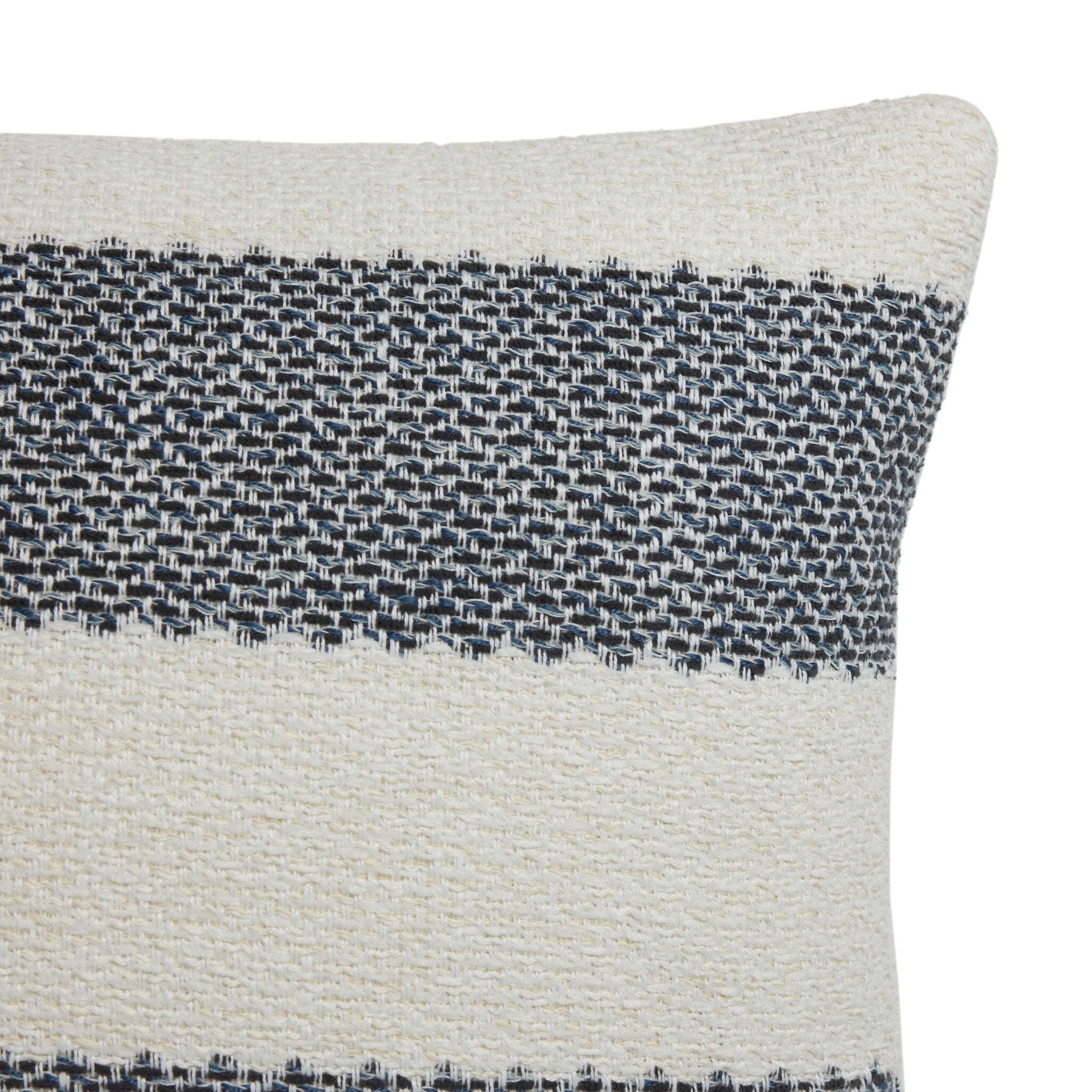 Four Hands Tarbett Stripe Tarbett Navy Outdoor Throw Pillow - detail view 2