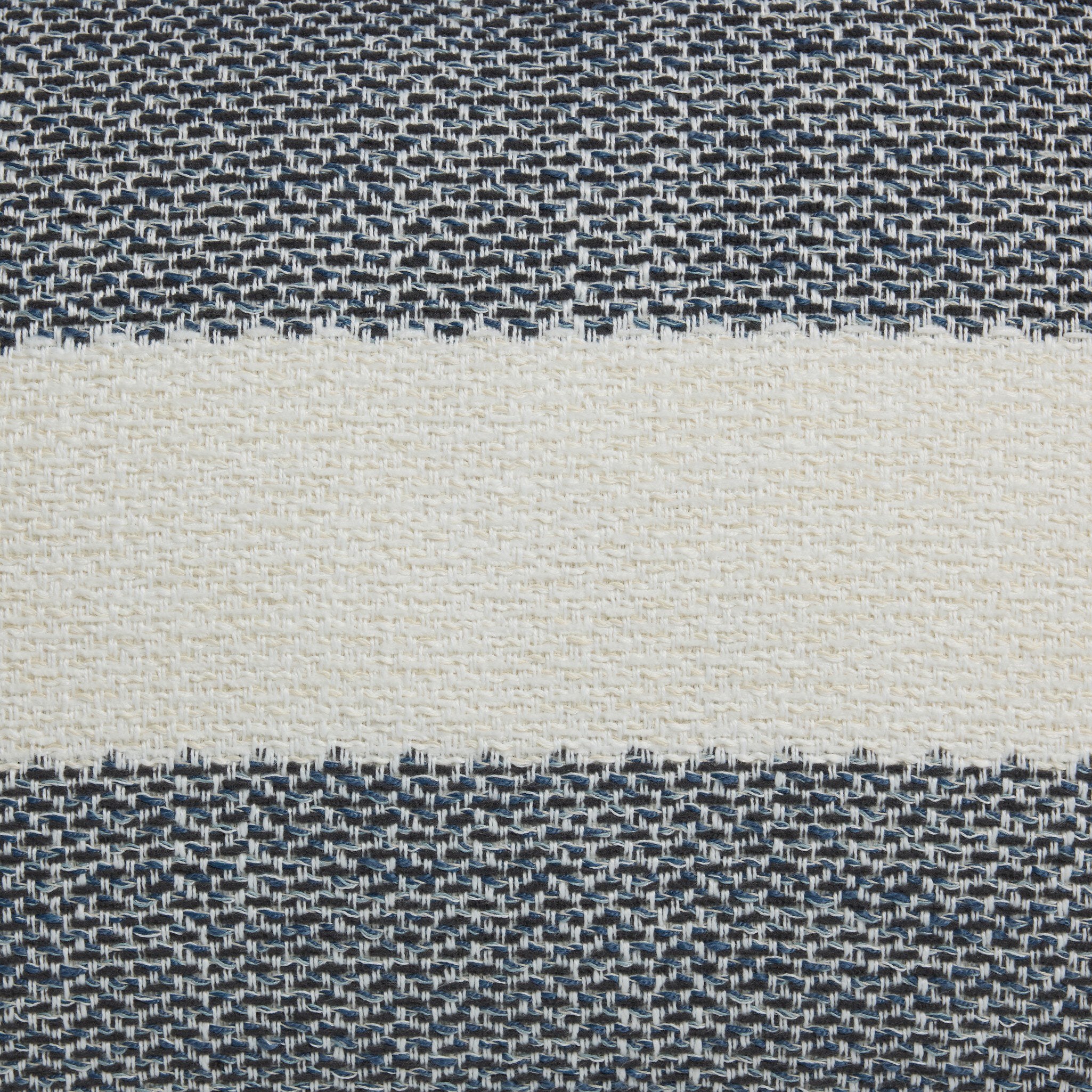 Four Hands Tarbett Stripe Tarbett Navy Outdoor Throw Pillow - detail view 1