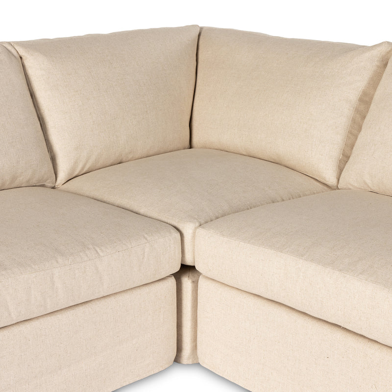 Four Hands Delray 5 Piece Slipcover Sectional Sofa