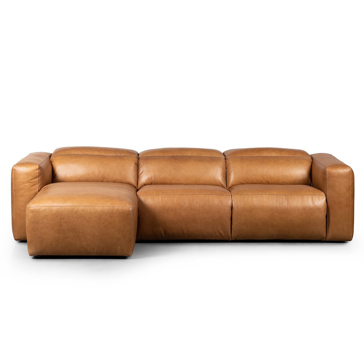 Four Hands Radley Power Recliner 3-Piece Sectional Sofa with Chaise