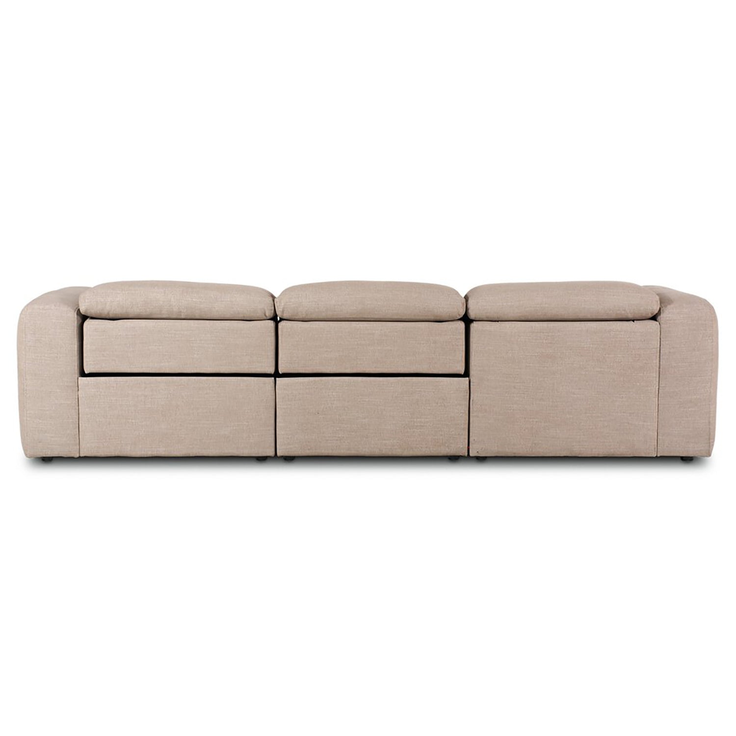 Four Hands Radley Power Recliner 3-Piece Sectional Sofa with Chaise