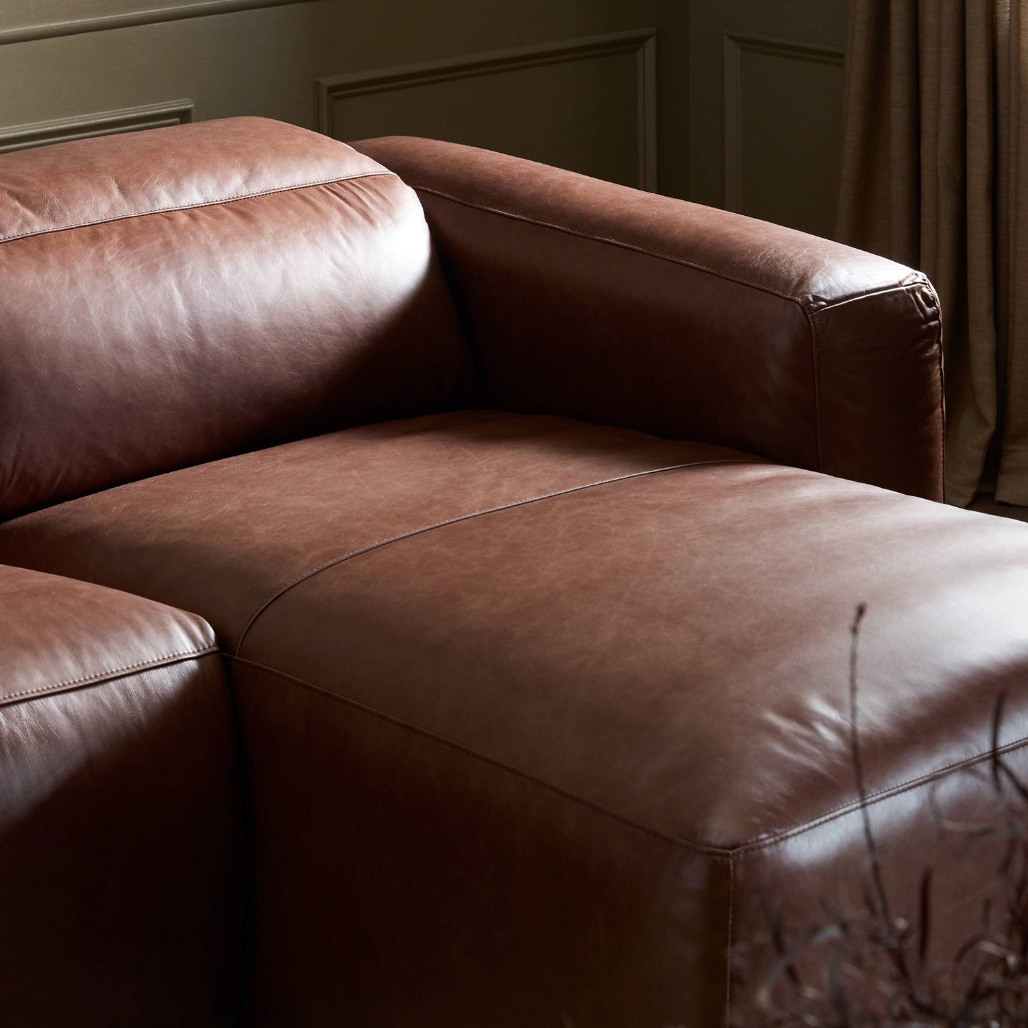 Four Hands Radley Power Recliner 3-Piece Sectional Sofa with Chaise