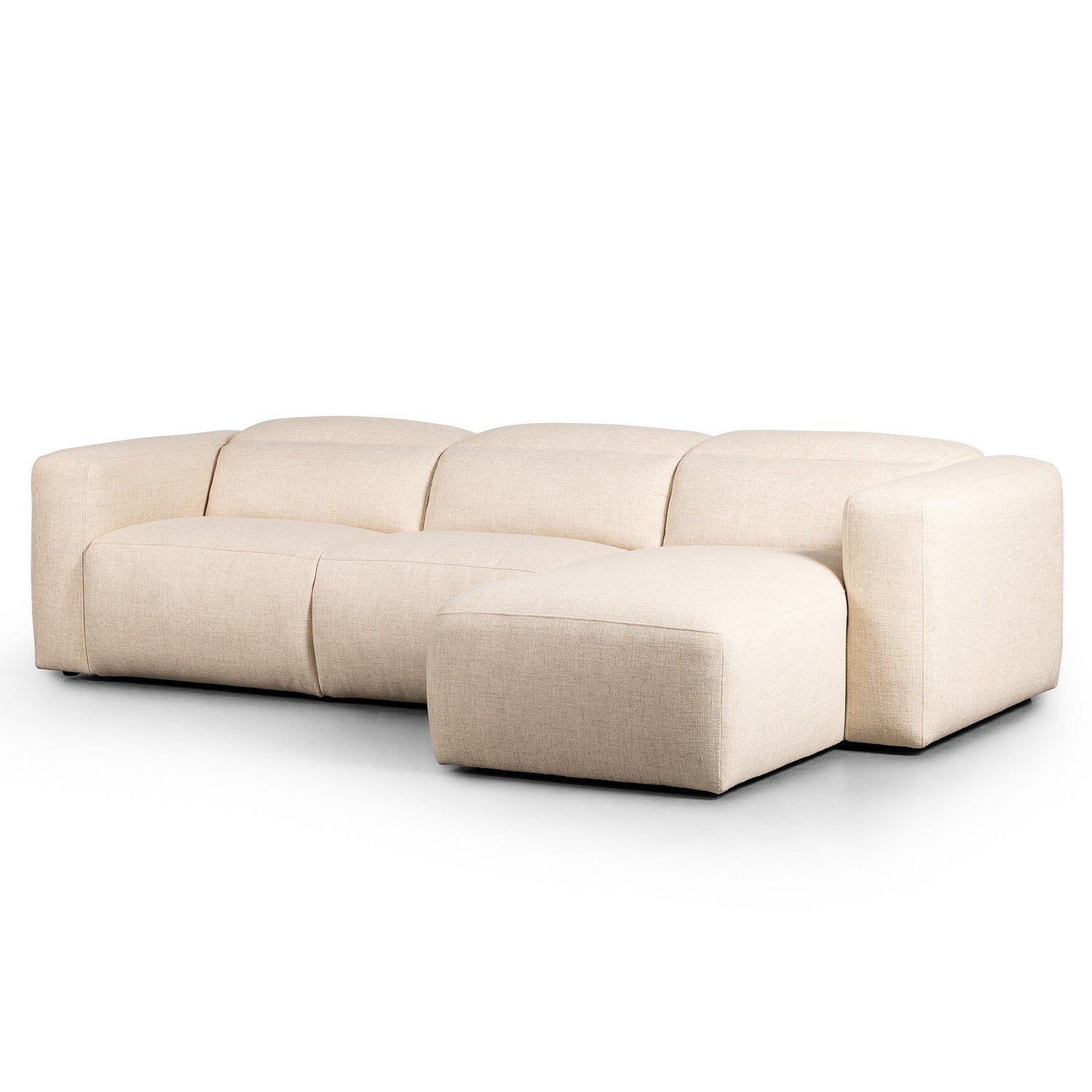 Four Hands Radley Power Recliner 3-Piece Sectional Sofa with Chaise