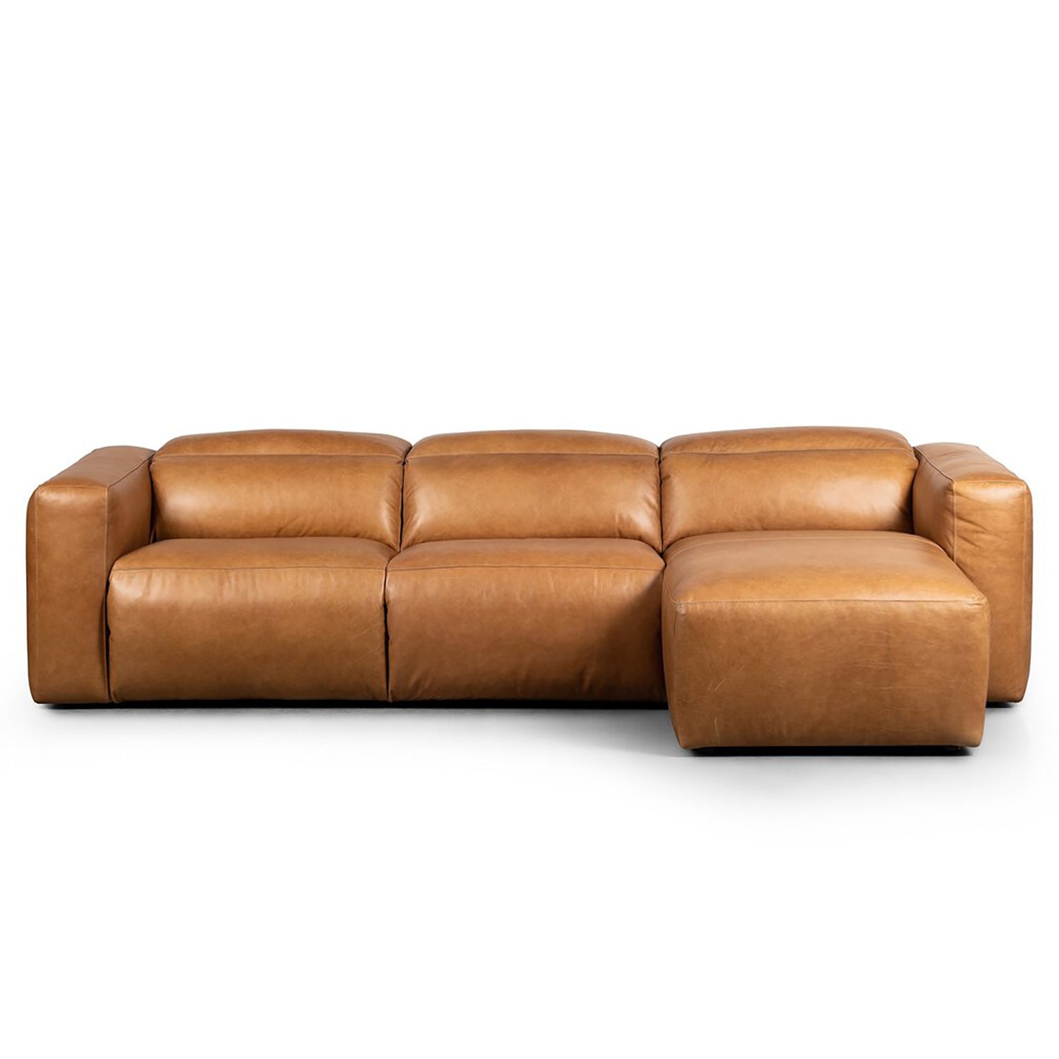 Four Hands Radley Power Recliner 3-Piece Sectional Sofa with Chaise