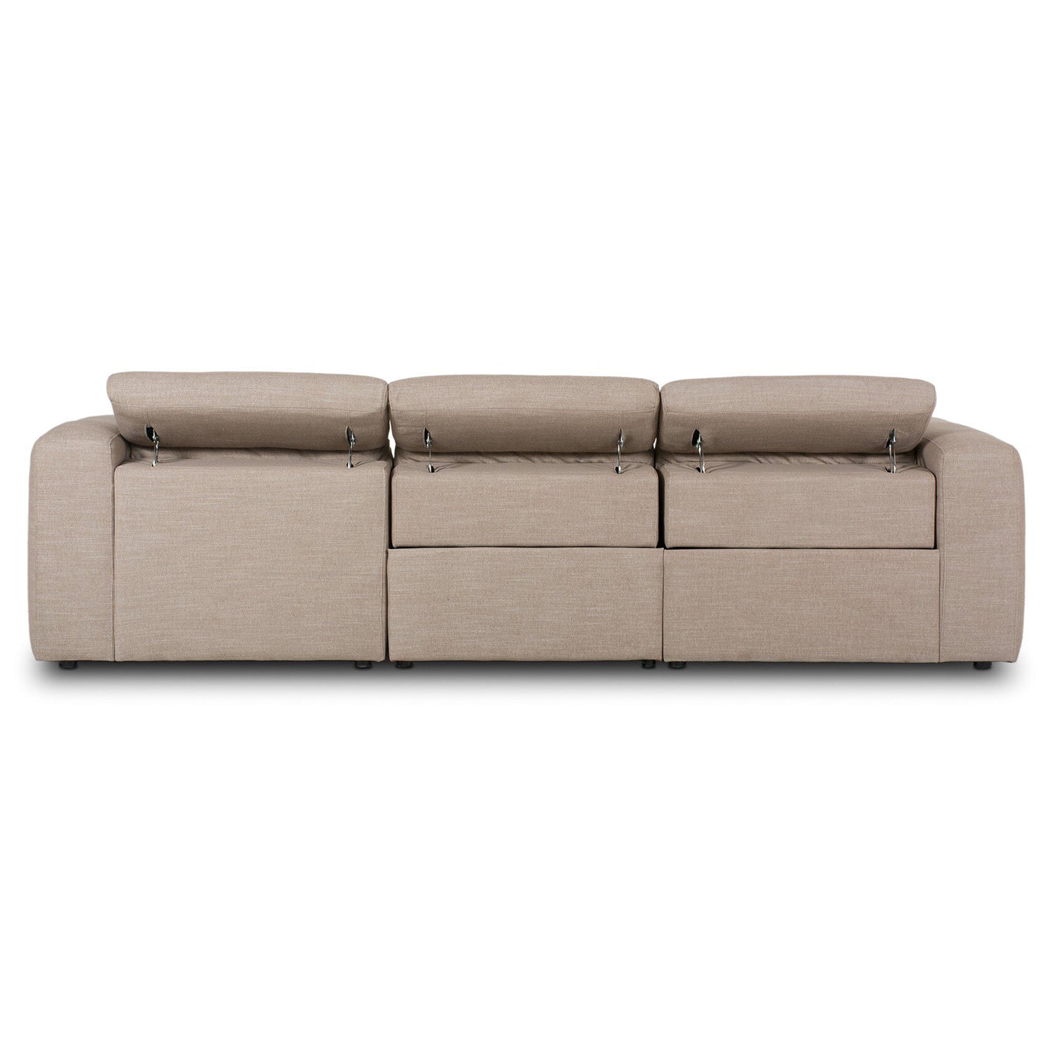 Four Hands Radley Power Recliner 3-Piece Sectional Sofa with Chaise