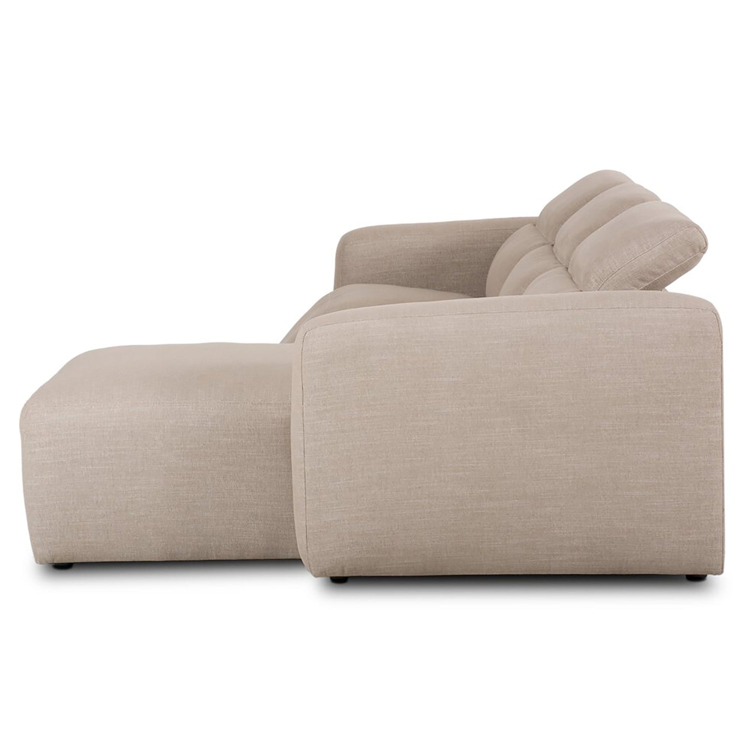 Four Hands Radley Power Recliner 3-Piece Sectional Sofa with Chaise