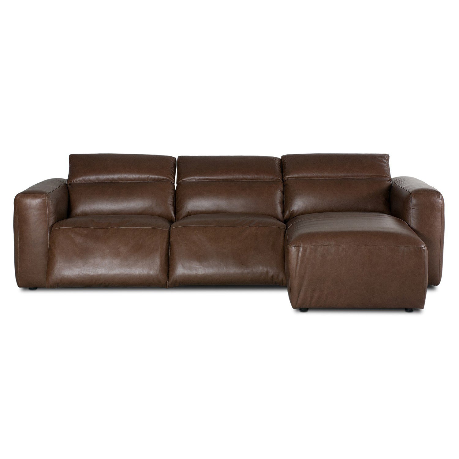 Four Hands Radley Power Recliner 3-Piece Sectional Sofa with Chaise