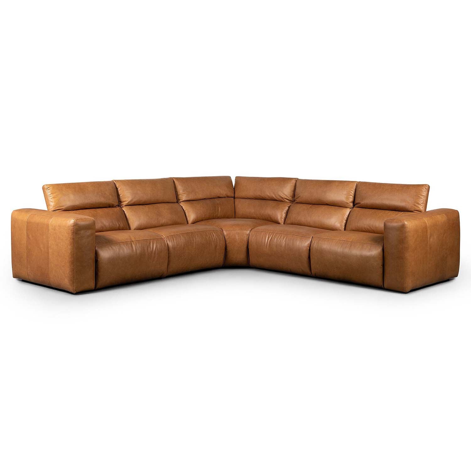 Four Hands Radley Power Recliner 5 Piece Sectional Sofa