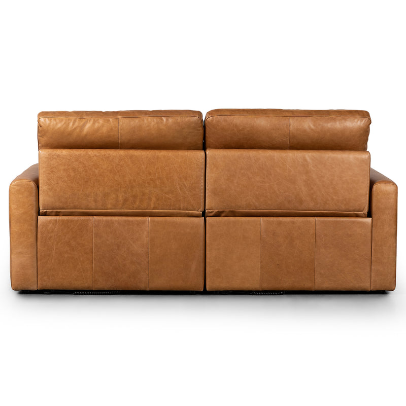 Four Hands Tillery Leather Power Recliner 2 Piece Sectional Sofa
